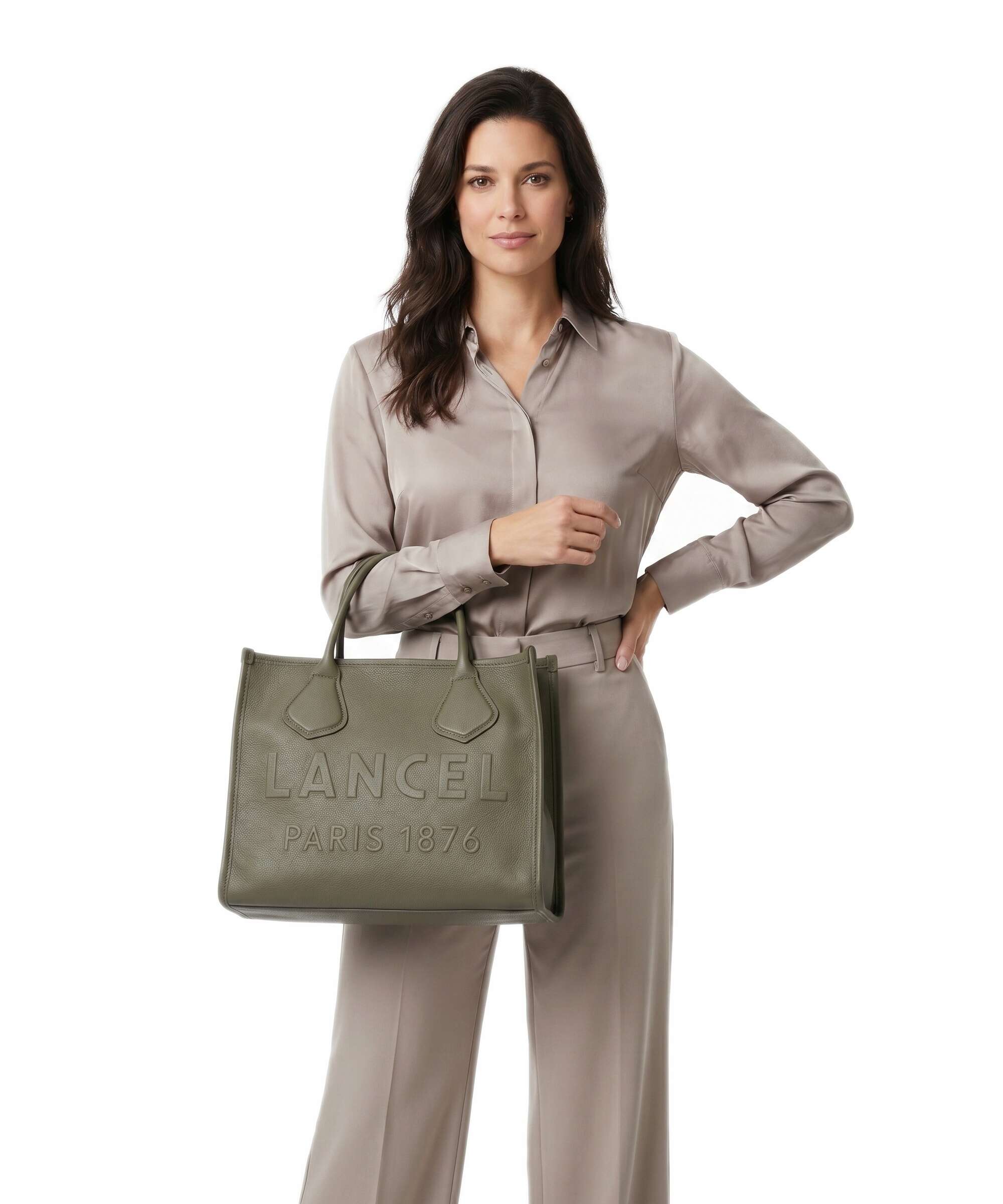 Lancel Jour M Sac à main dark khaki - Image 3