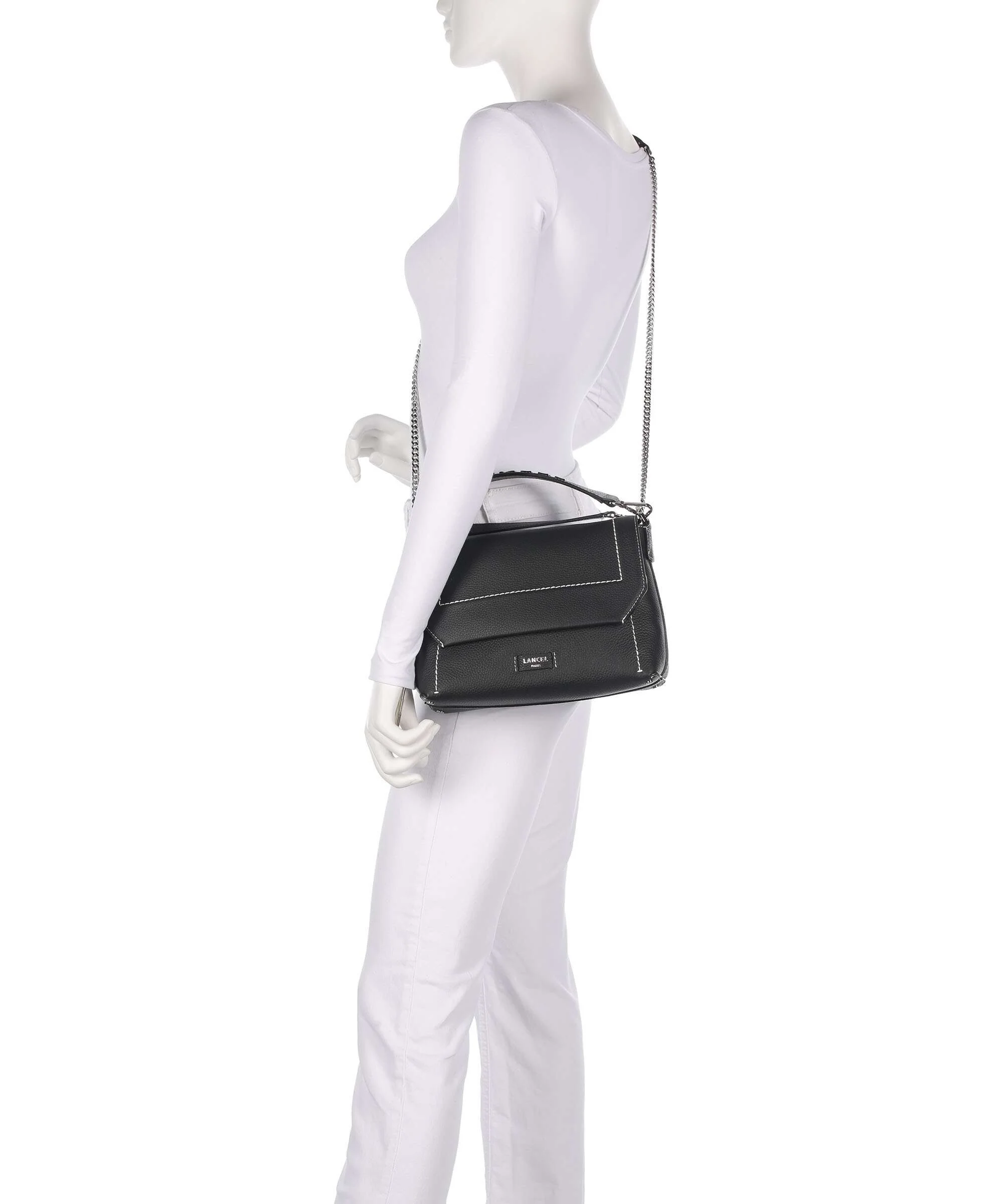 Lancel Ninon M Sac porté épaule black - Image 4