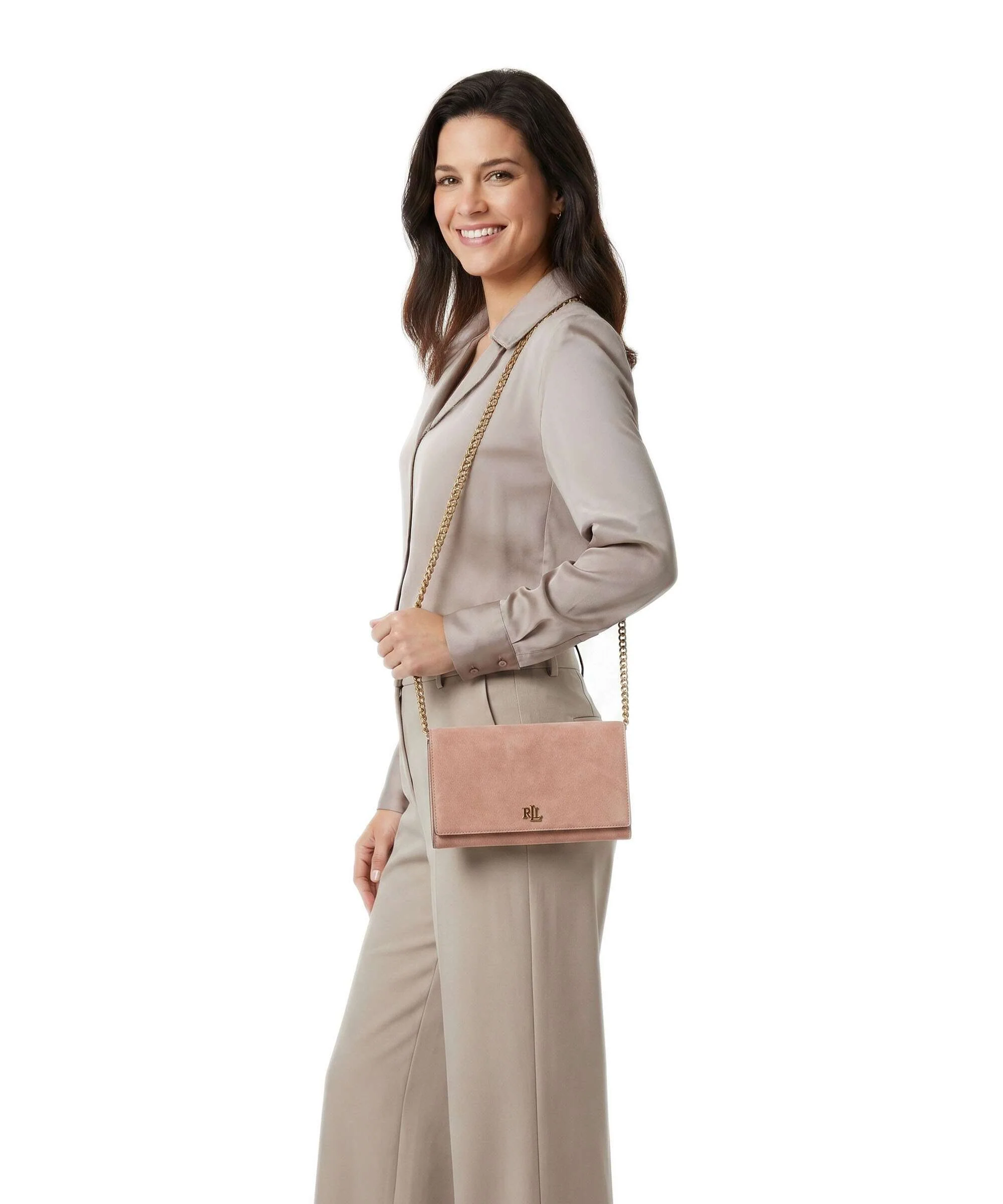 Lauren Ralph Lauren Adair II Large Portefeuille pink sienna - Image 3