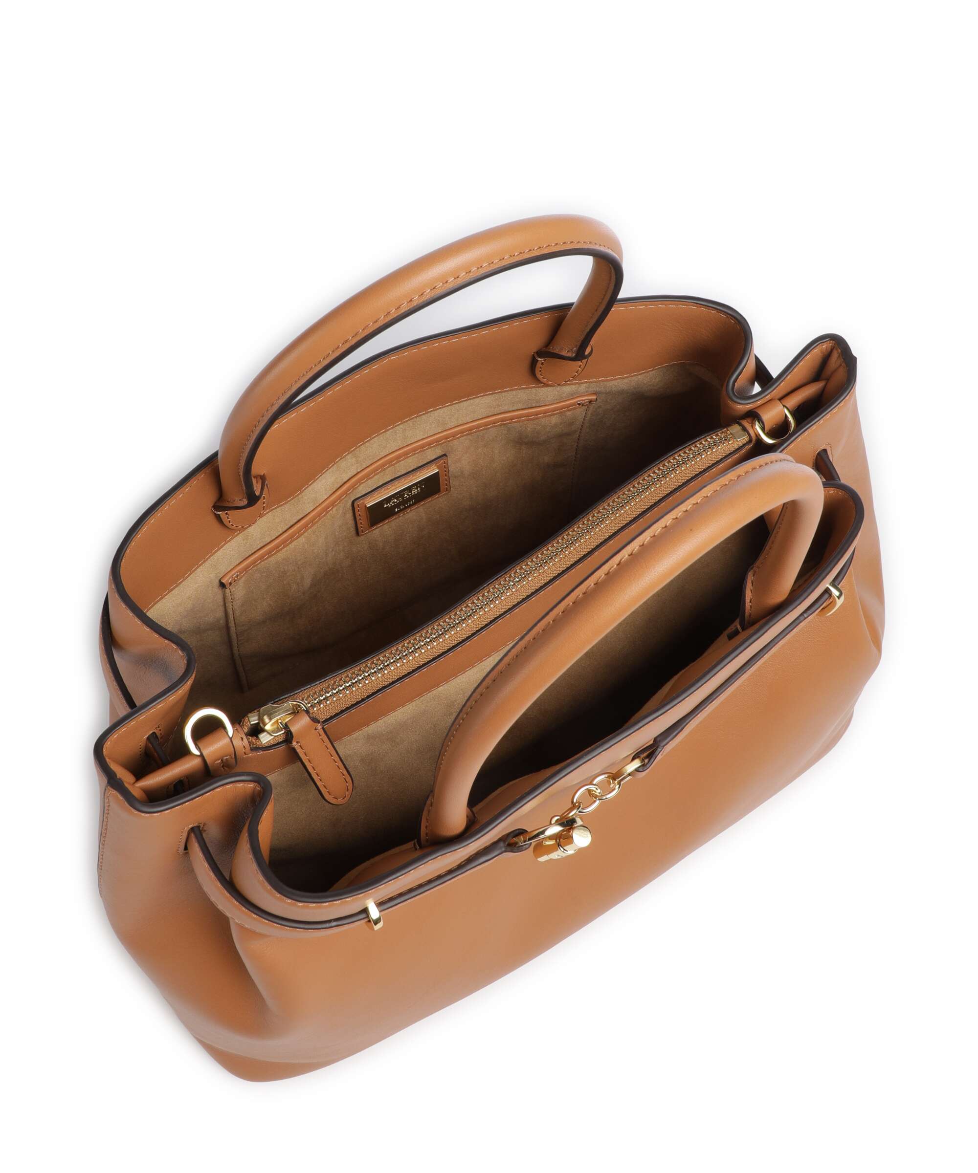 Lauren Ralph Lauren Blaike Large Sac à main classic caramel - Image 6