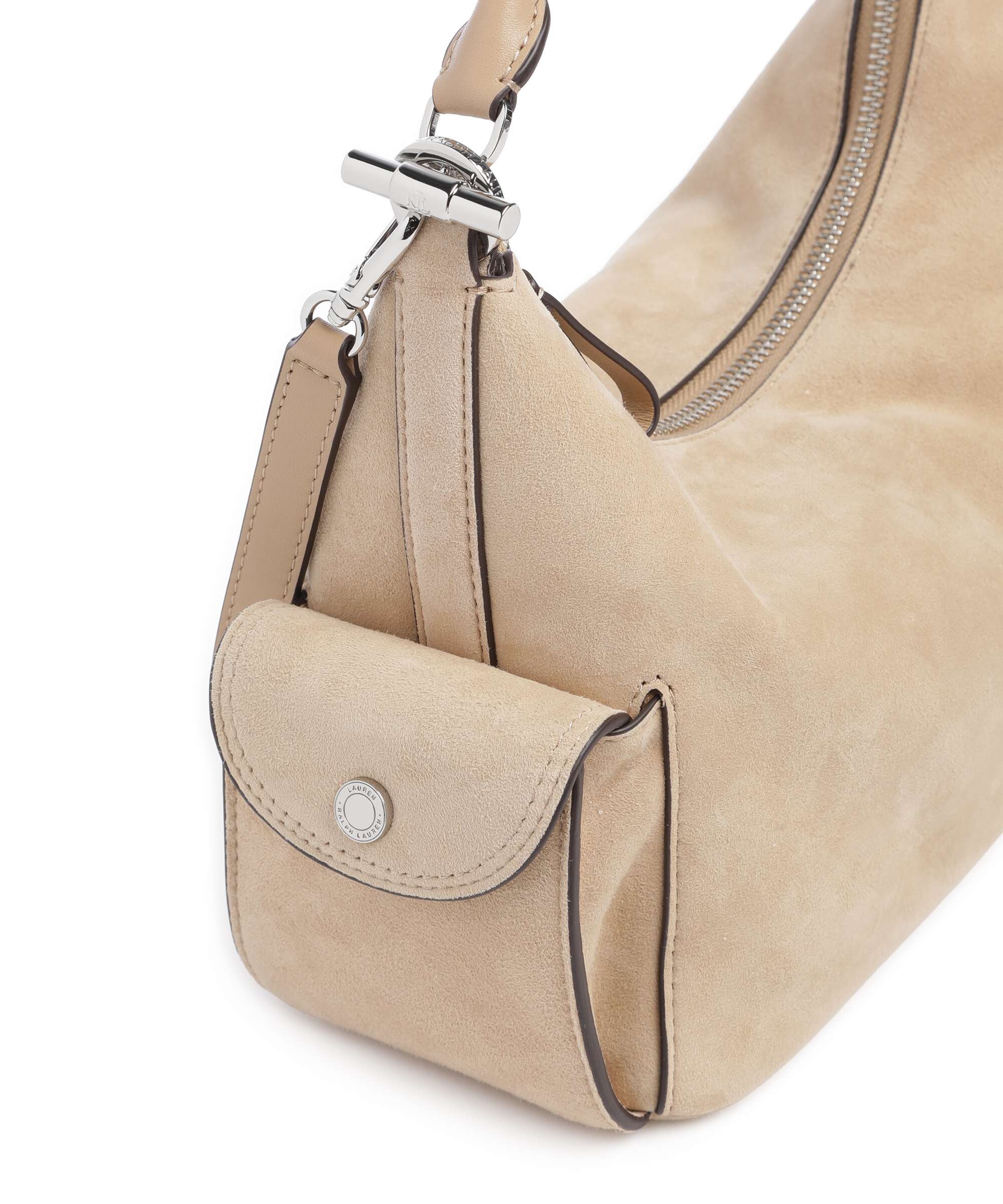 Lauren Ralph Lauren Blaike Small Sac porté épaule tan - Image 5
