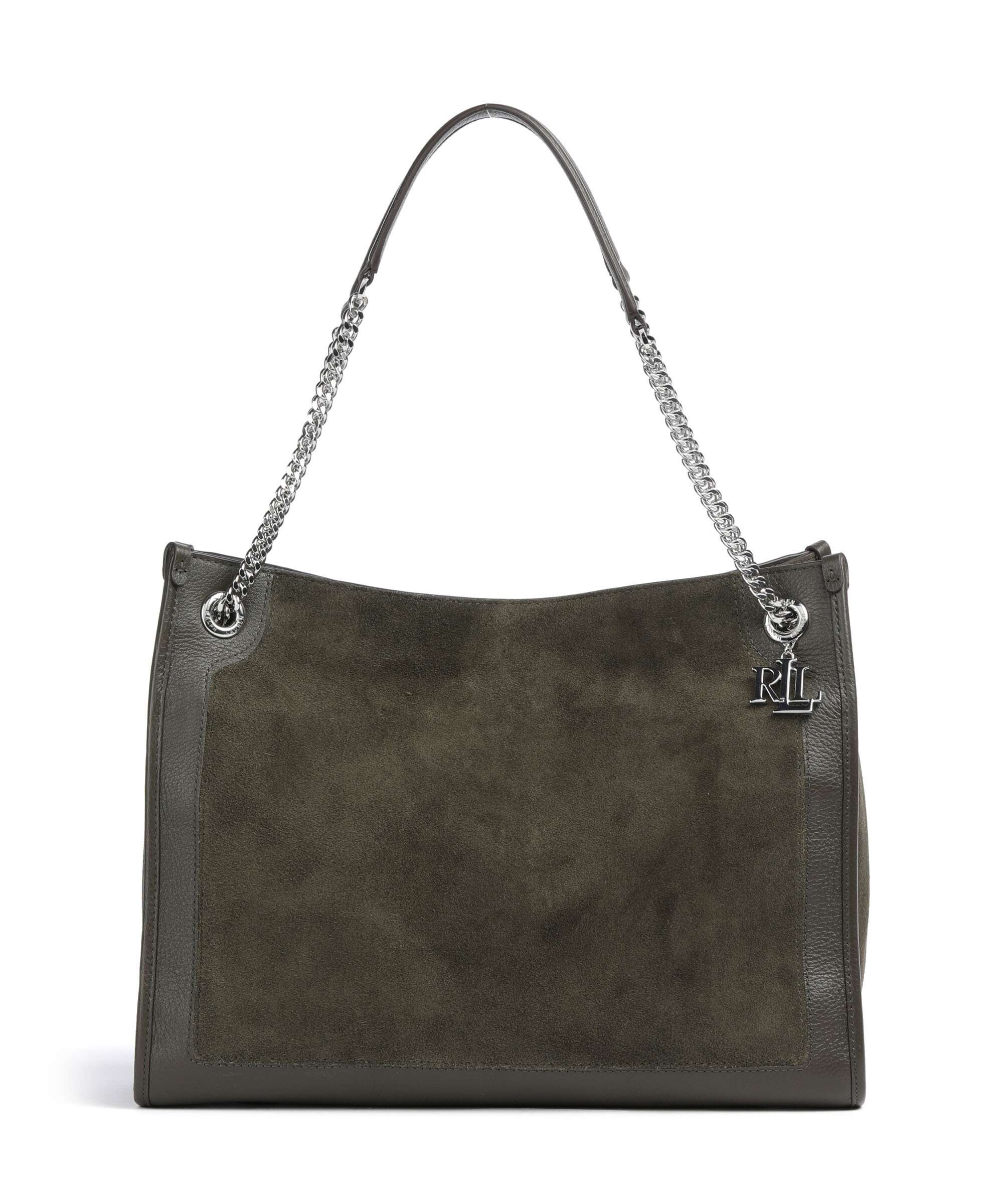 Lauren Ralph Lauren Bradley Large Cabas dark olive