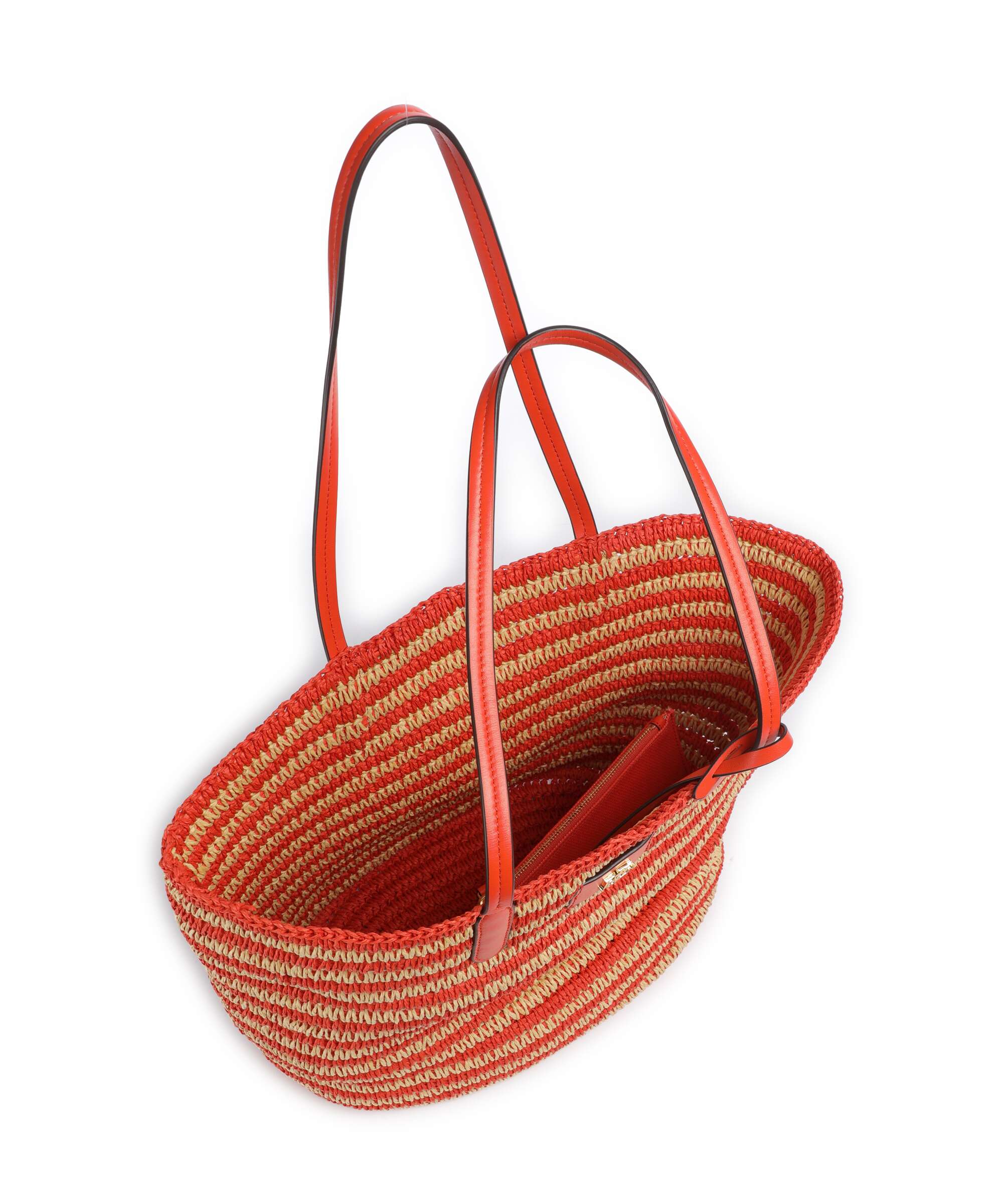Lauren Ralph Lauren Brie 31 Cabas natural/orange lily - Image 6