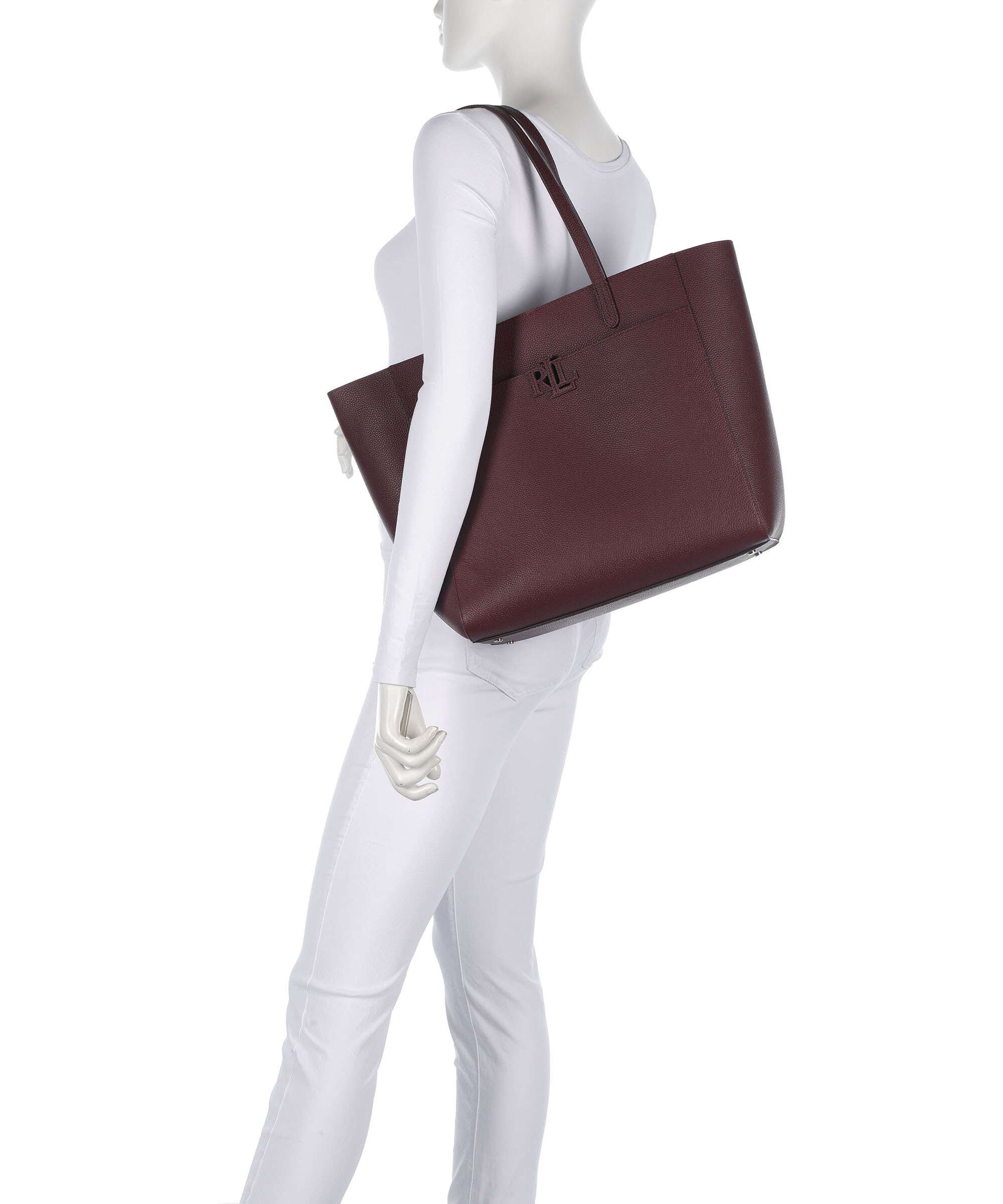 Lauren Ralph Lauren Cameryn Large Cabas dark garnet - Image 3