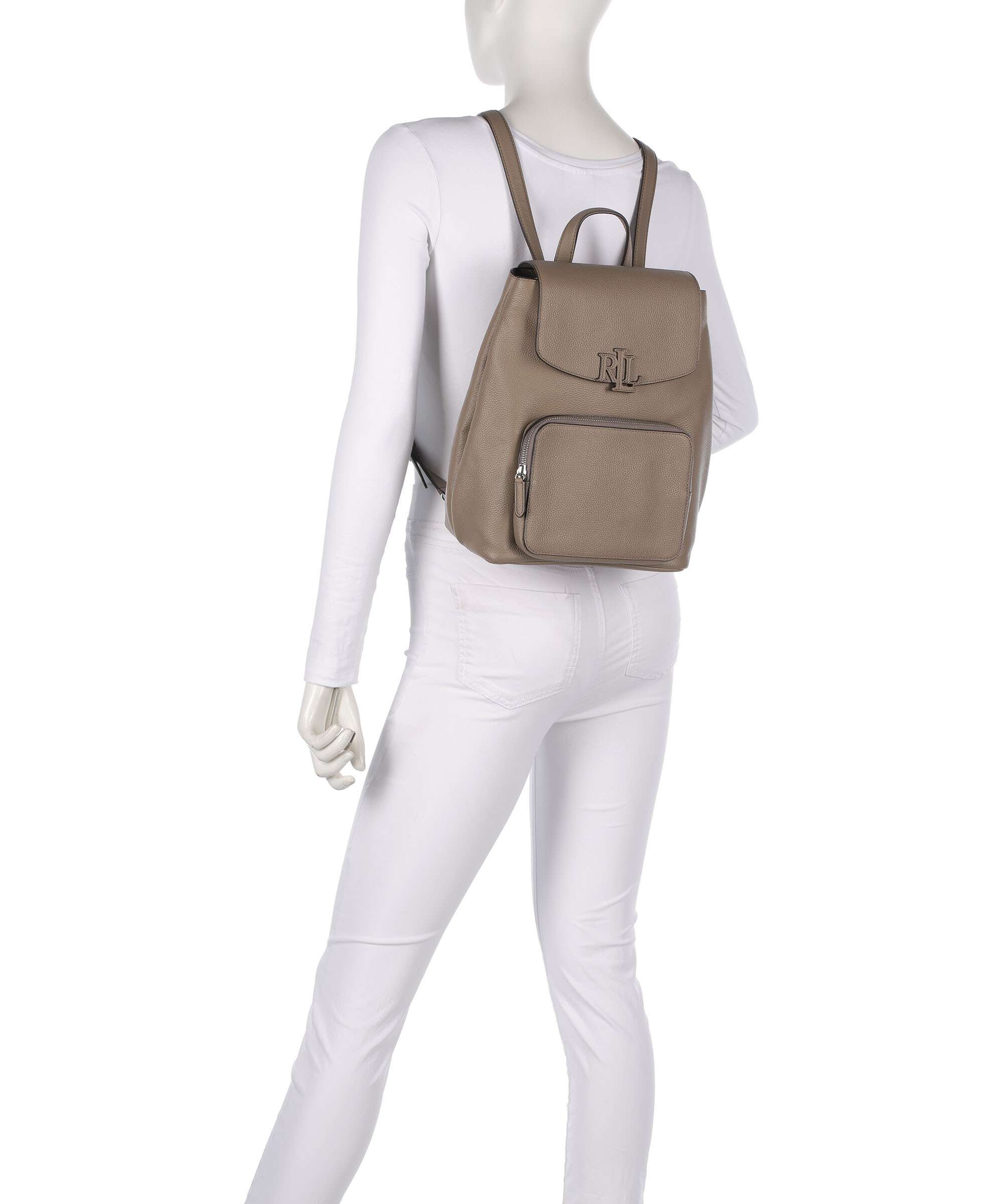 Lauren Ralph Lauren Cameryn Medium Sac à dos taupe brown - Image 3
