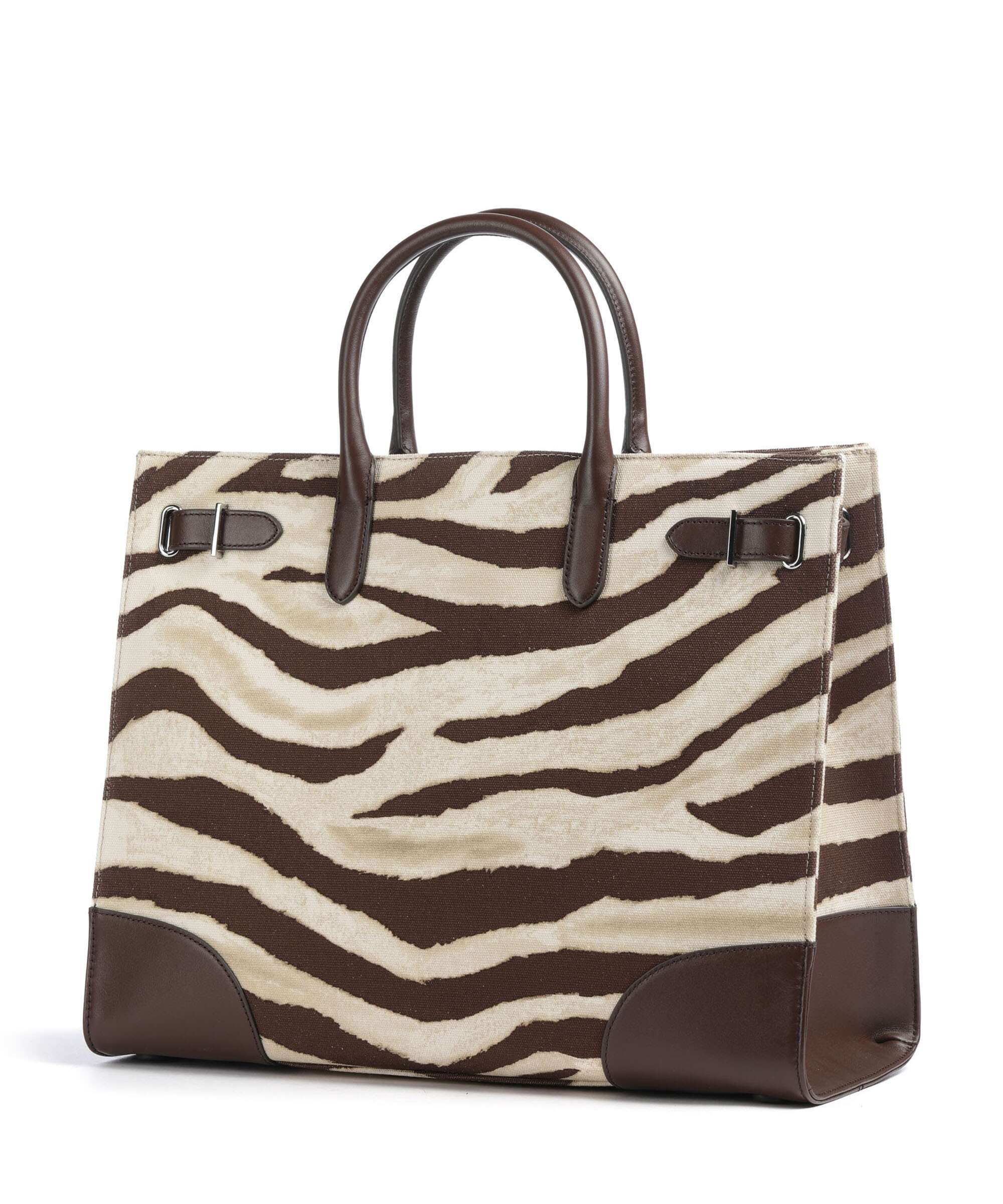 Lauren Ralph Lauren Devyn 42 Sac à main zebra/dark hickory - Image 2