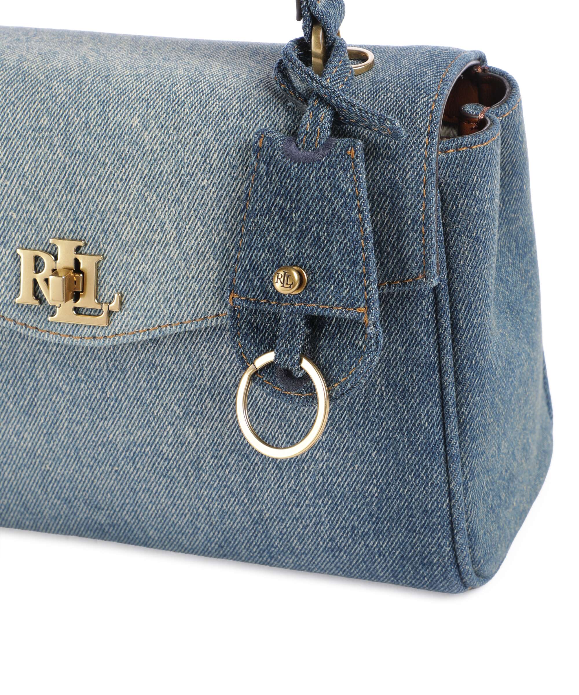 Lauren Ralph Lauren Farrah Small Sac à main oxford blue/lauren tan - Image 4