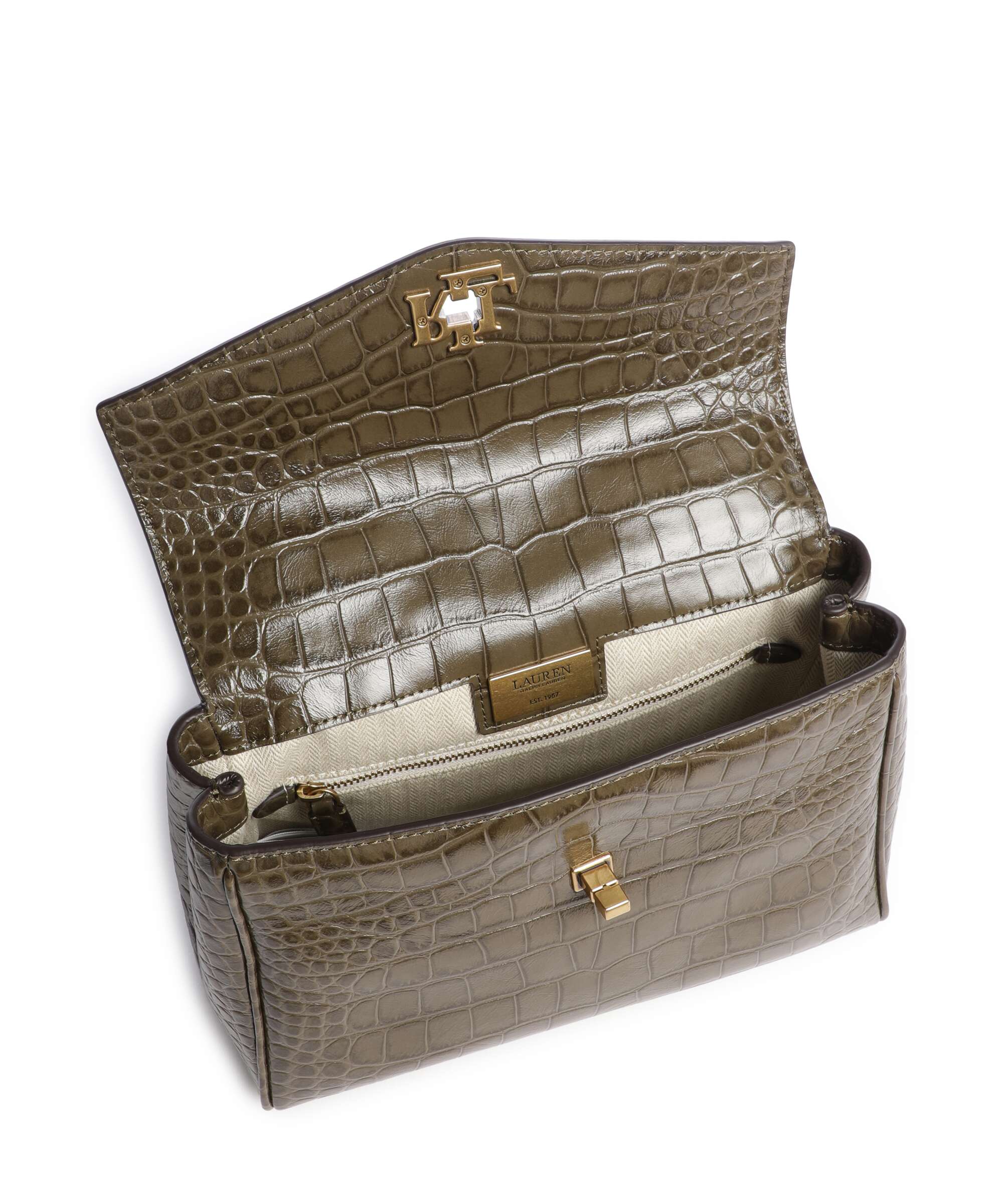 Lauren Ralph Lauren Farrah Small Sac à main botanic green - Image 5