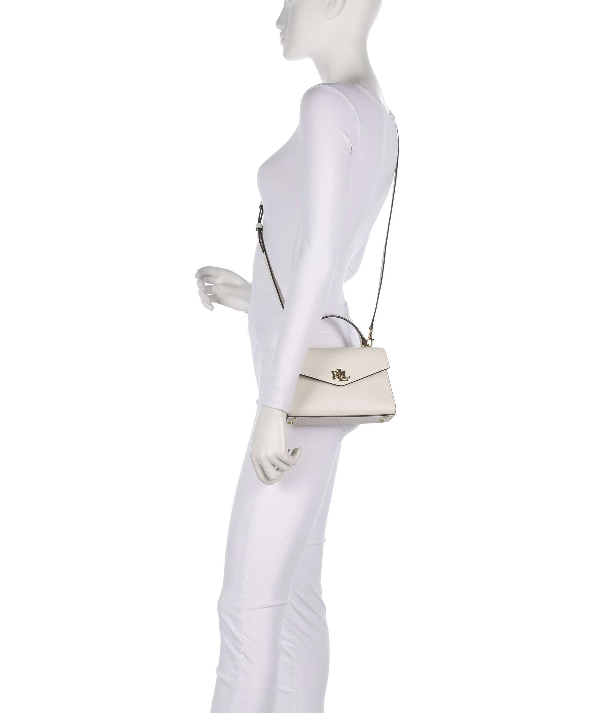 Lauren Ralph Lauren Farrah Small Sac bandoulière soft white - Image 3