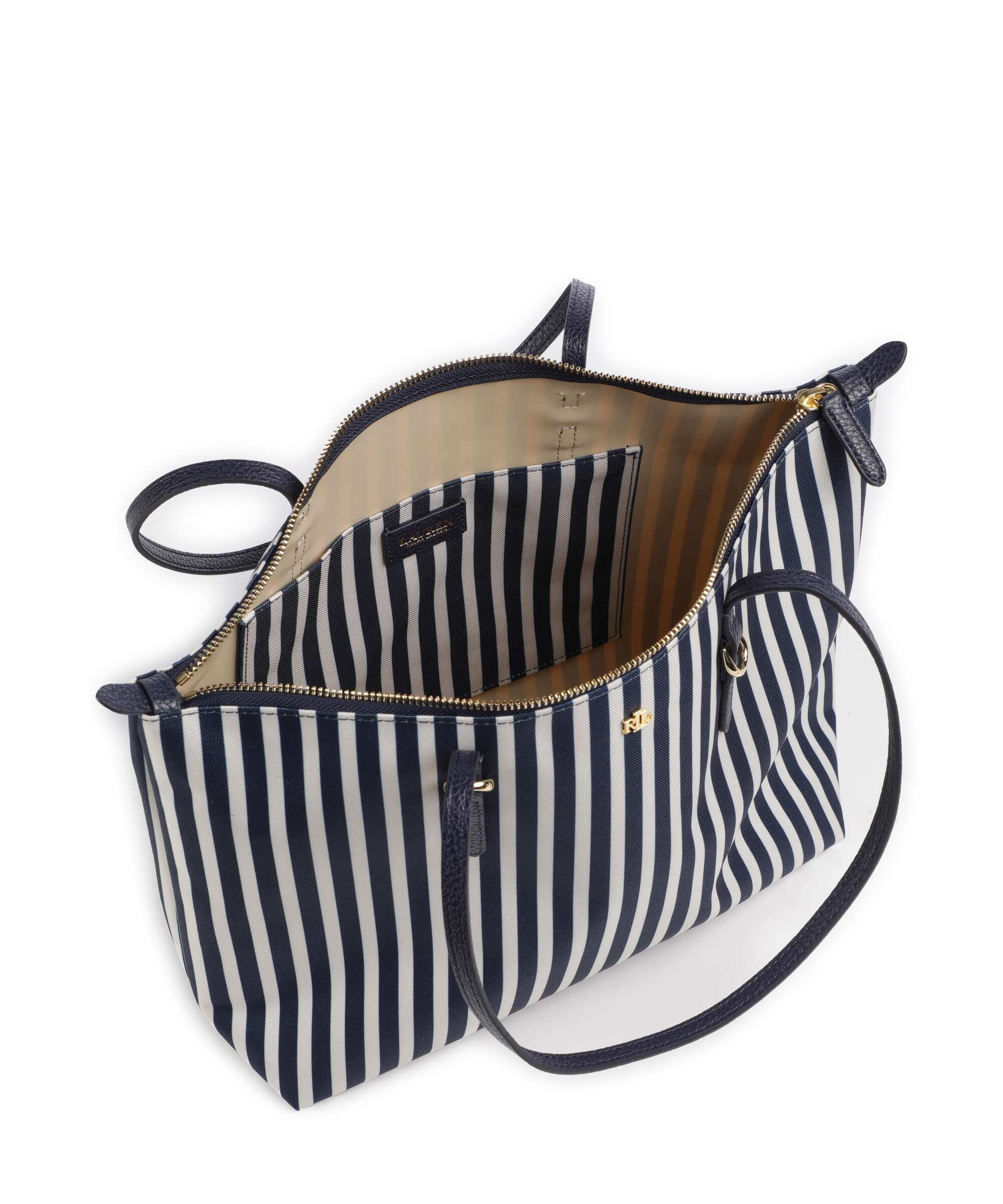Lauren Ralph Lauren Keaton 26 Cabas skinny stripe/refined navy - Image 5