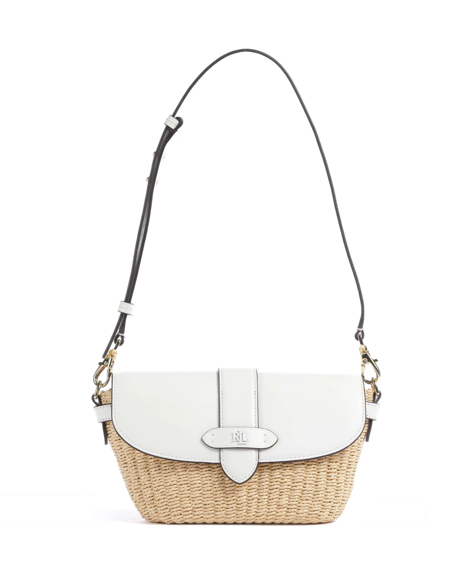 Lauren Ralph Lauren Lynden Small Sac porté épaule natural/white