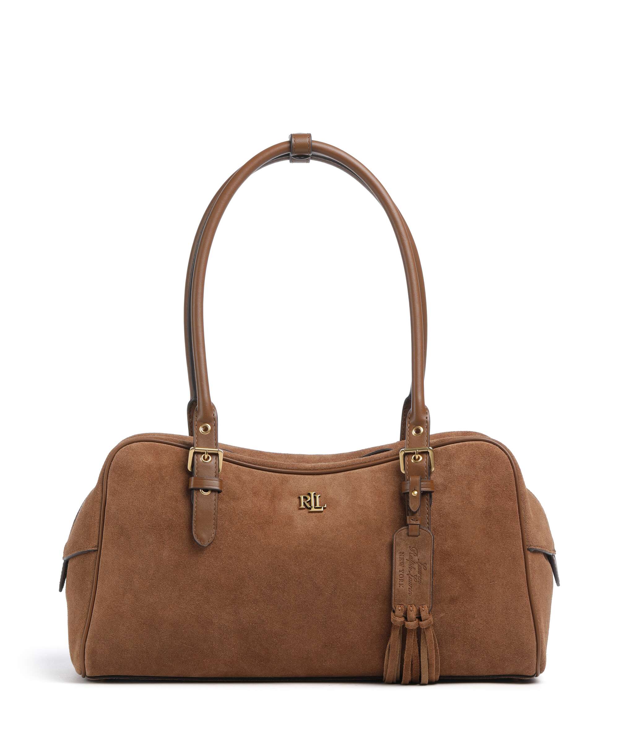 Lauren Ralph Lauren Marcy Large Sac porté épaule light tobacco