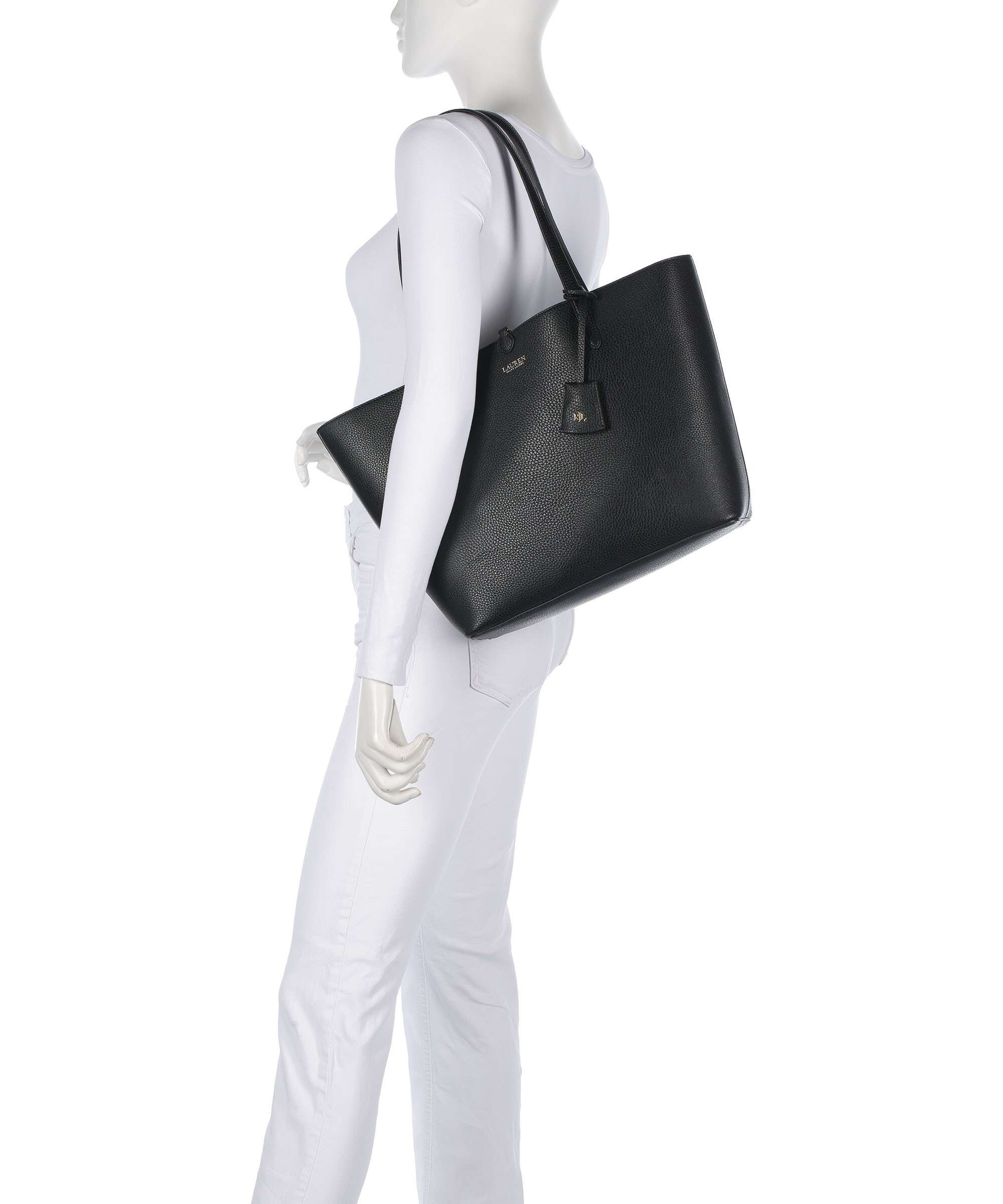 Lauren Ralph Lauren Medium Cabas stratford links print/black - Image 3