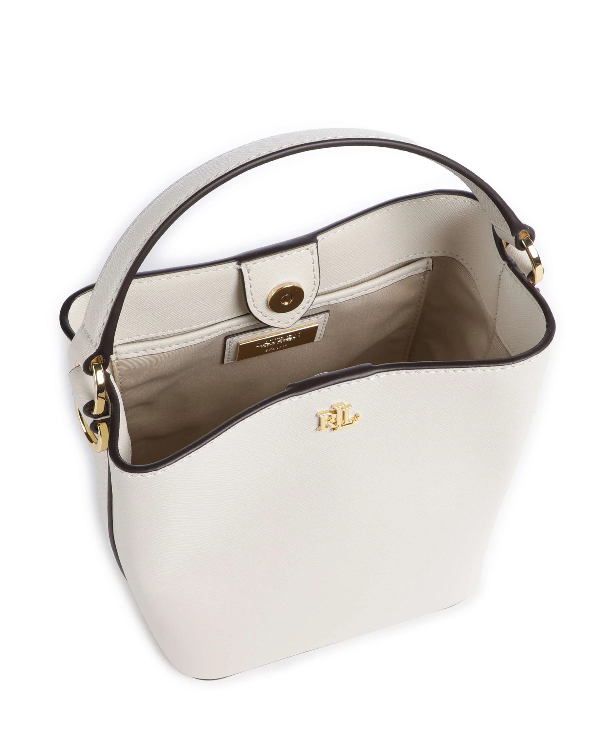 Lauren Ralph Lauren Reese Small Sac seau soft white/pb - Image 6