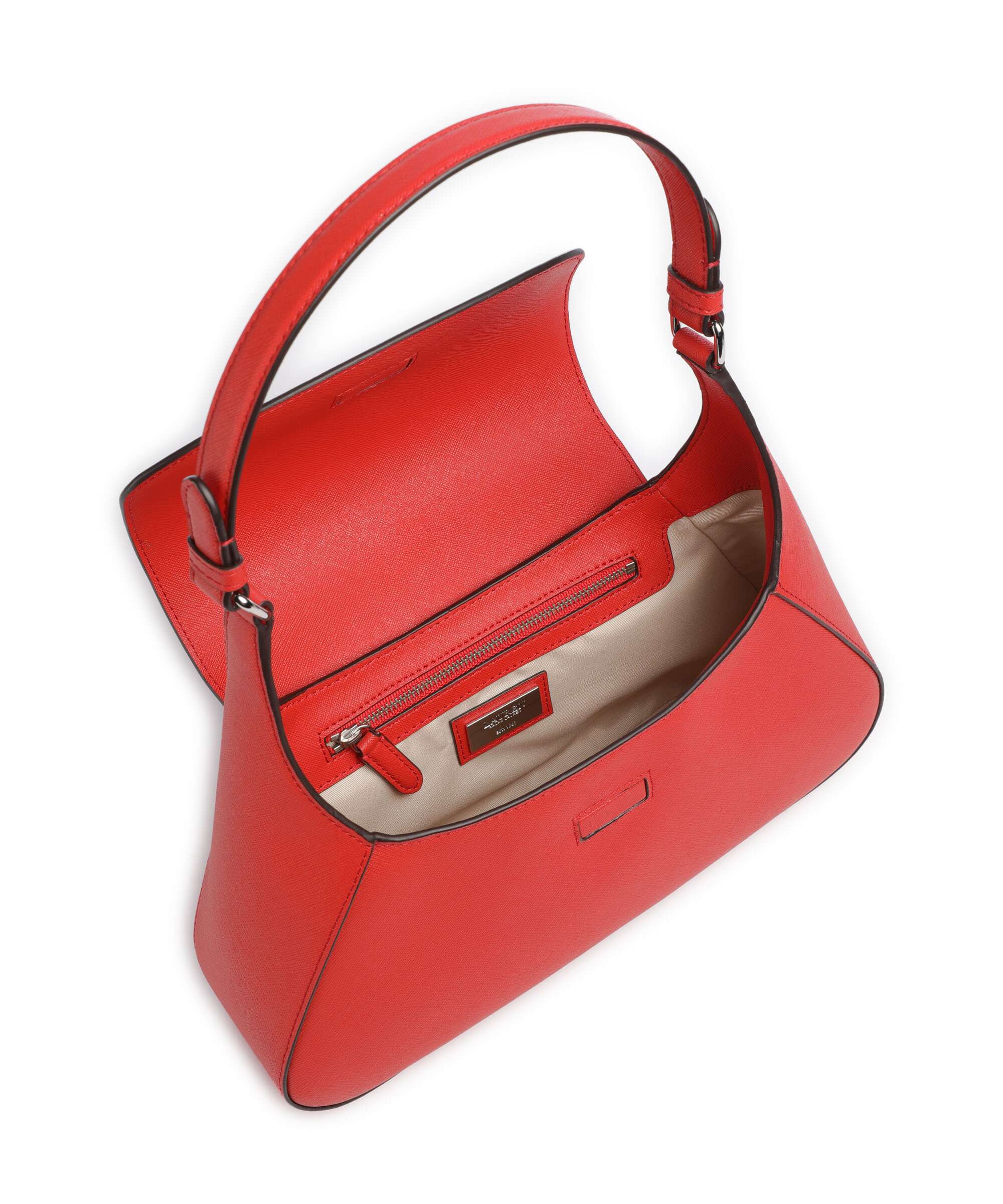 Lauren Ralph Lauren Schylar Medium Sac porté épaule bright vermillion - Image 6