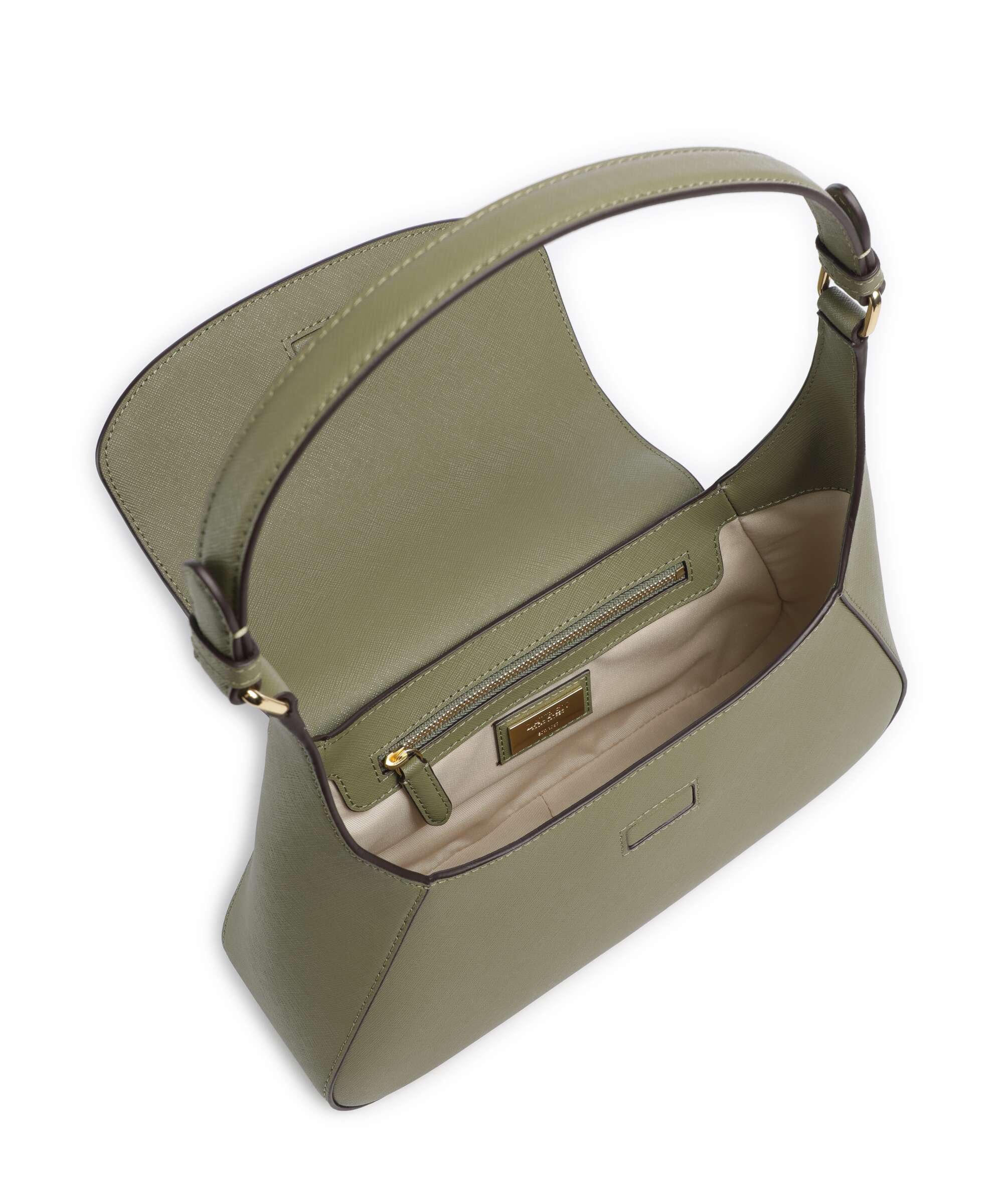 Lauren Ralph Lauren Schylar Medium Sac porté épaule sage green - Image 5