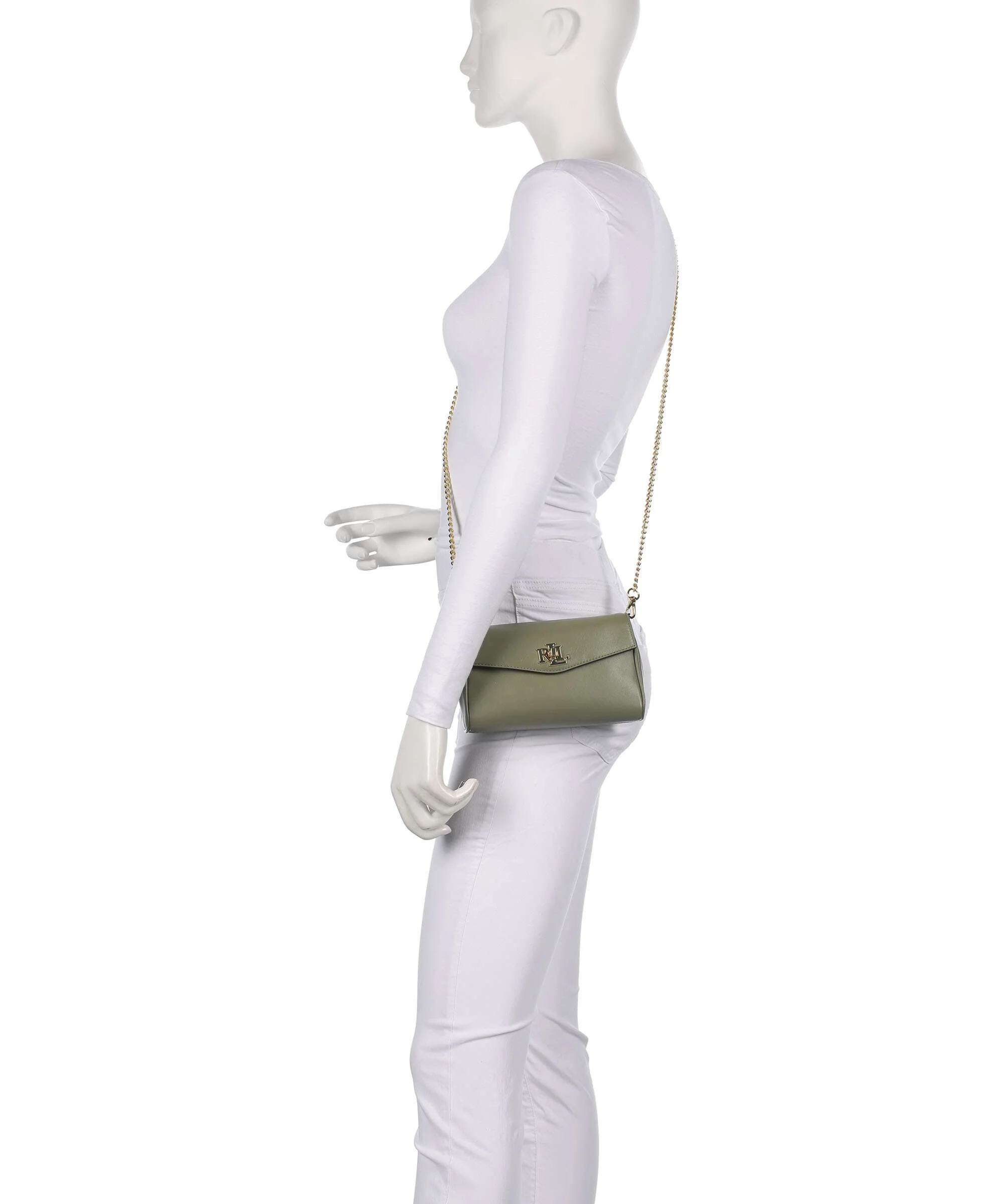 Lauren Ralph Lauren Tanner Large Sac bandoulière sage green - Image 4
