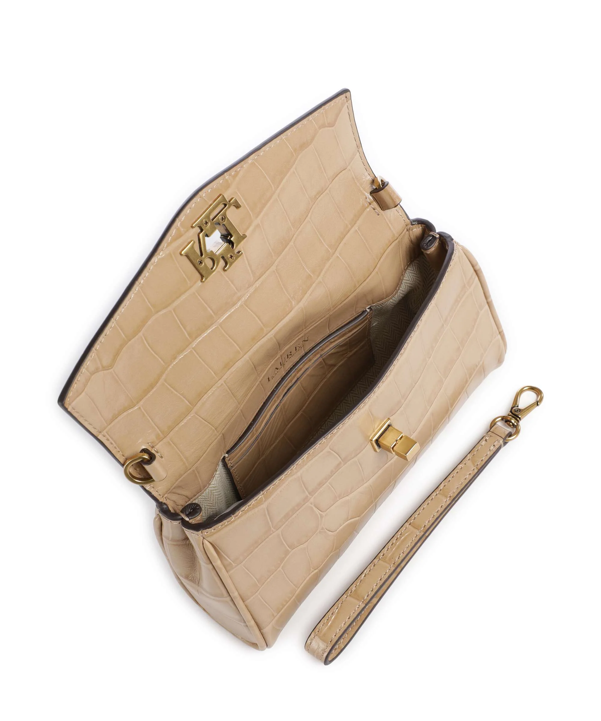 Lauren Ralph Lauren Tanner Large Sac bandoulière tan - Image 5