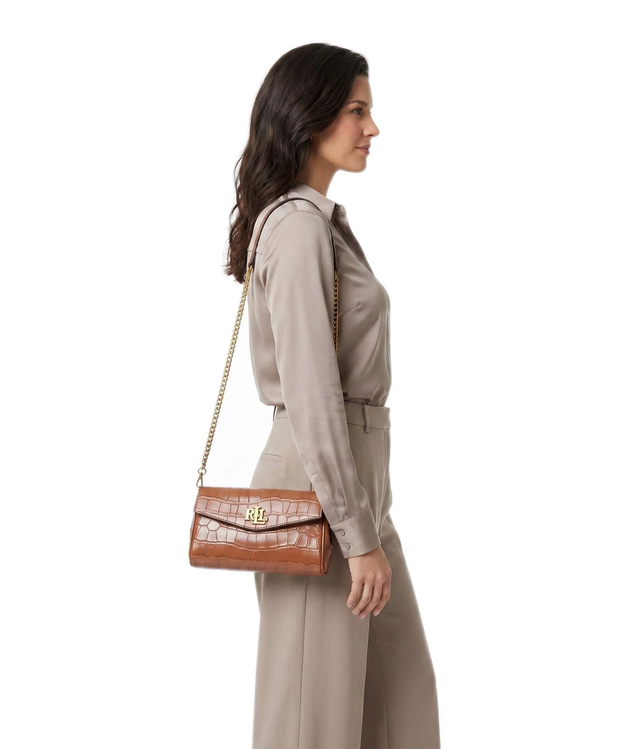 Lauren Ralph Lauren Tanner Large Sac bandoulière lauren tan - Image 3