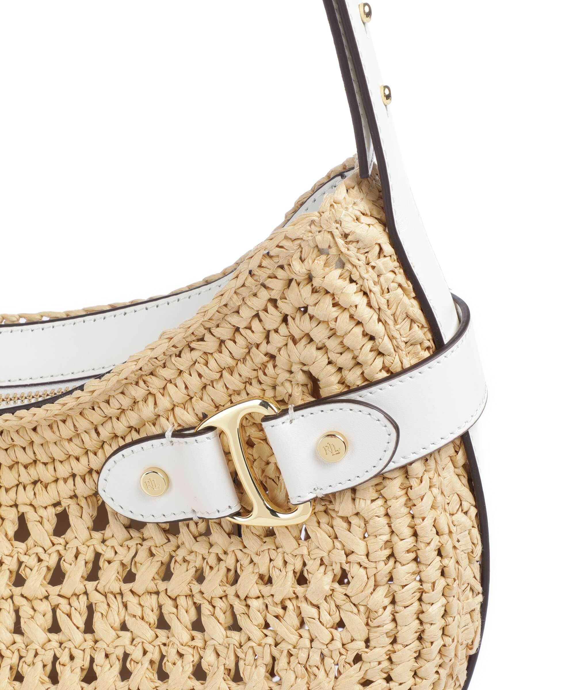 Lauren Ralph Lauren Tasha Large Sac porté épaule natural/white - Image 4
