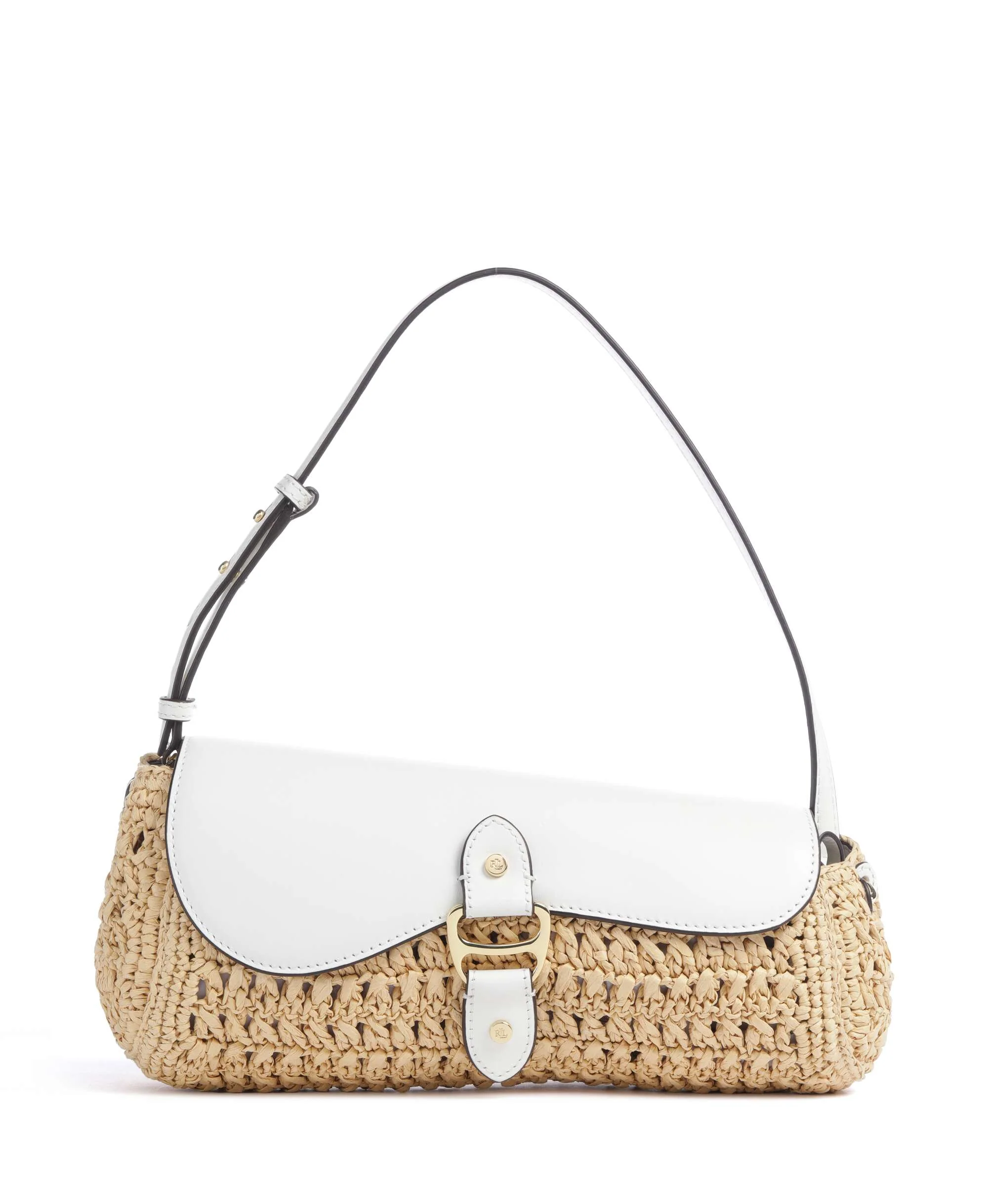 Lauren Ralph Lauren Tasha Medium Sac porté épaule natural/white