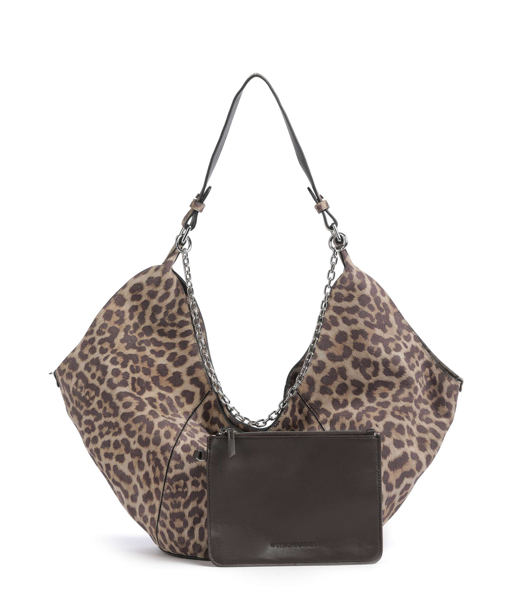 Les Visionnaires Amelie Cozy Chain Sac fourre-tout leo print - Image 4