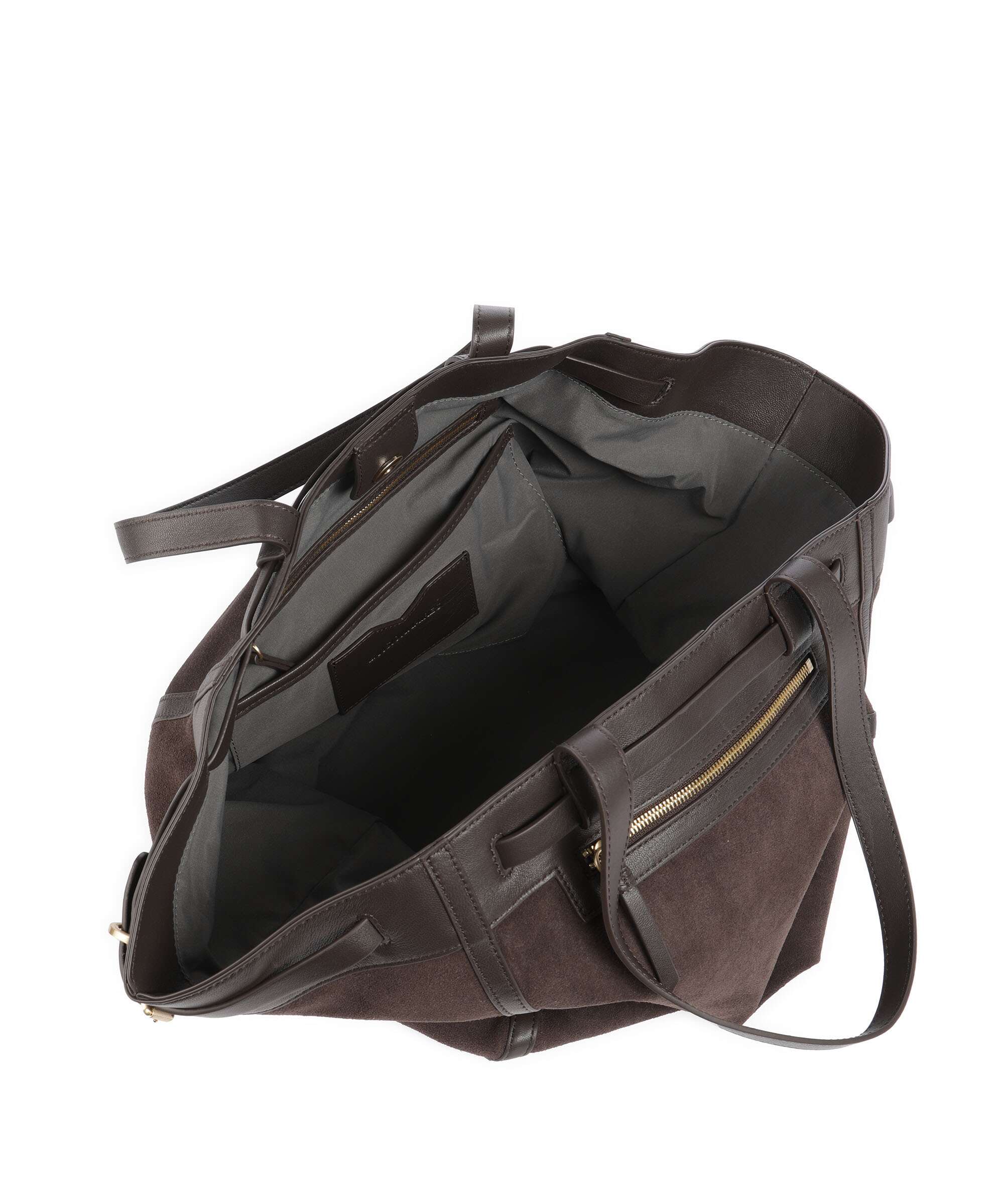 Les Visionnaires Felicia Cozy Cabas chocolate brown - Image 6