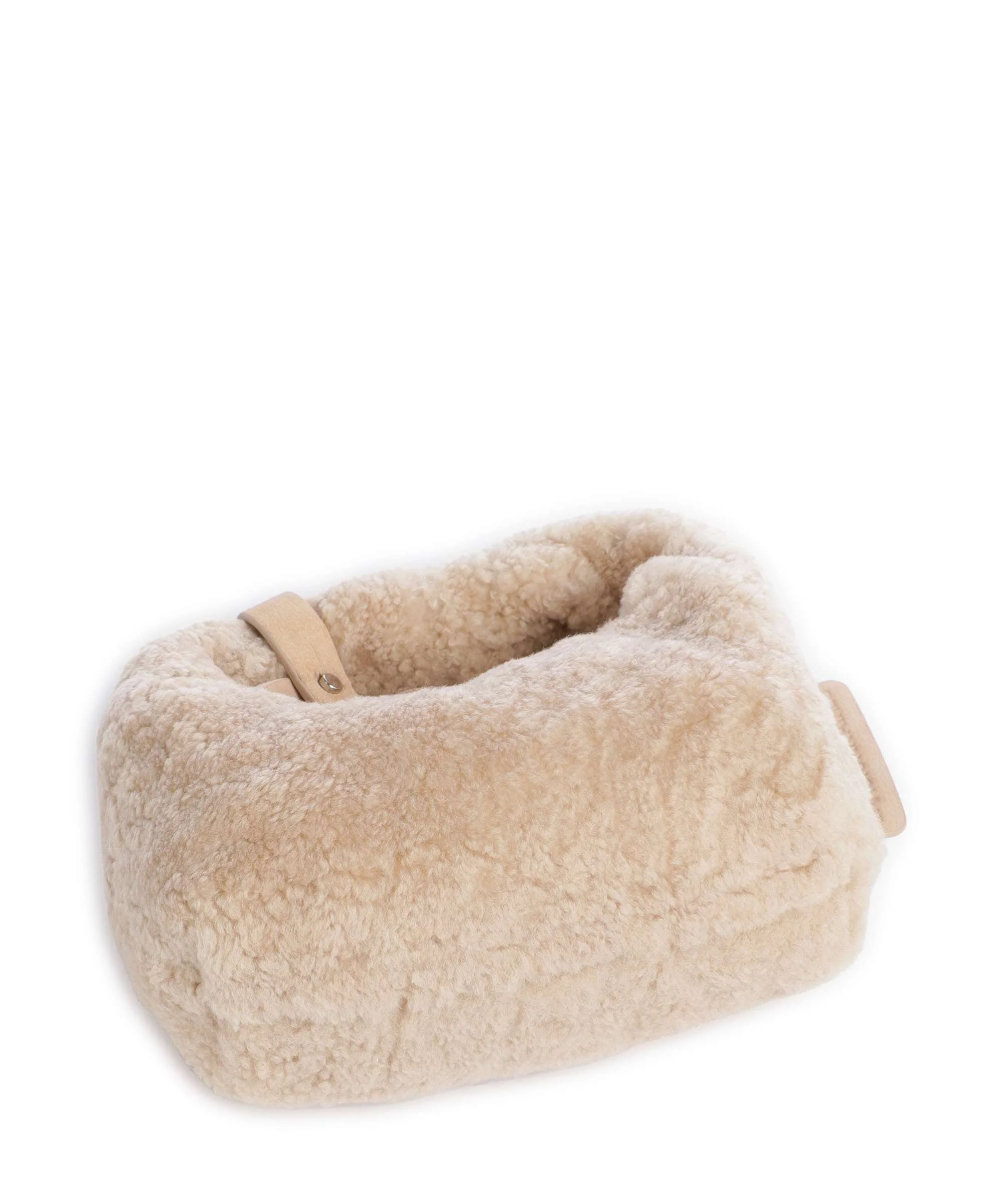 Les Visionnaires Greta Teddy Micro Sac bandoulière milky beige - Image 5