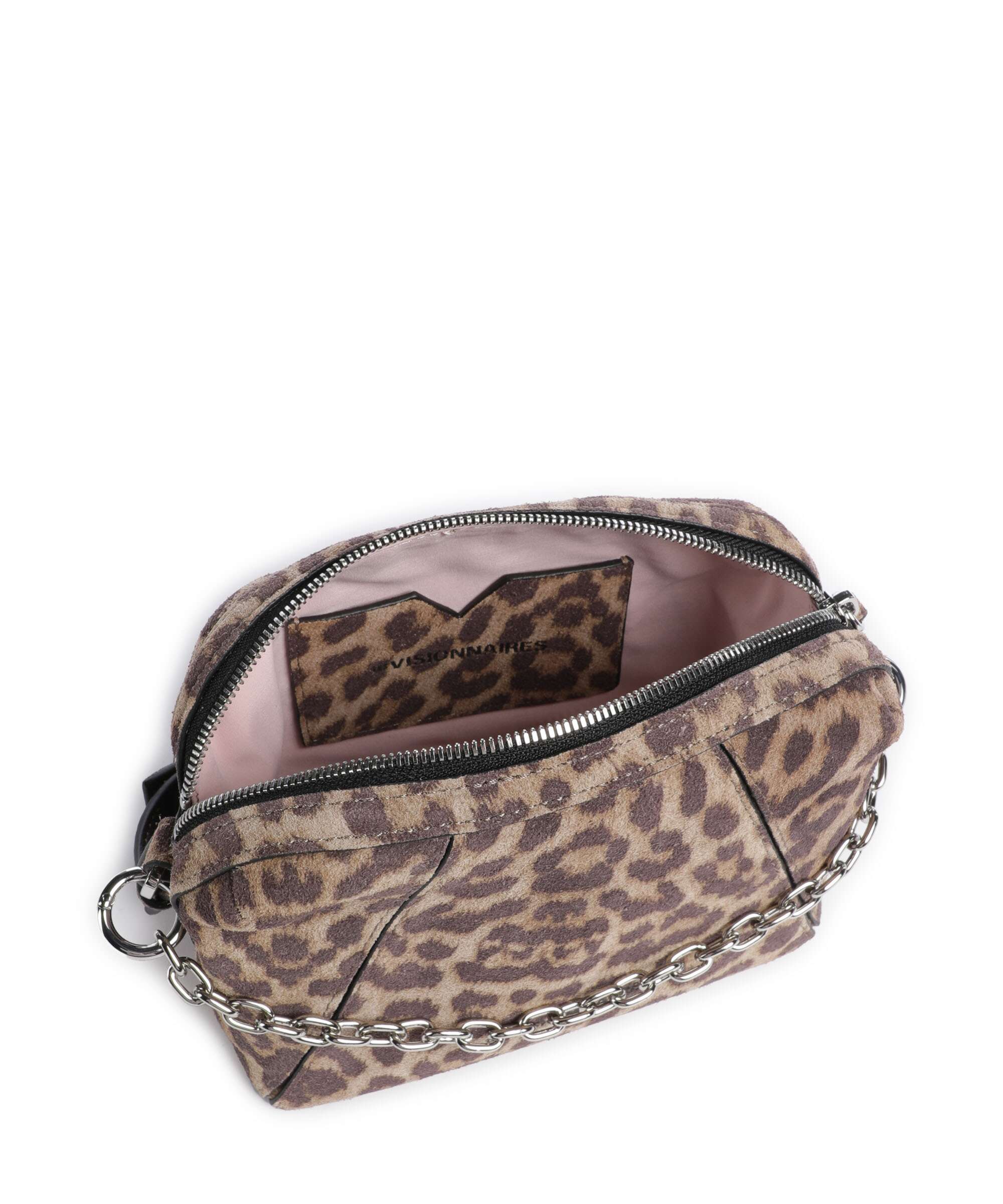 Les Visionnaires Lynn Cozy Chain Sac bandoulière leo print - Image 6