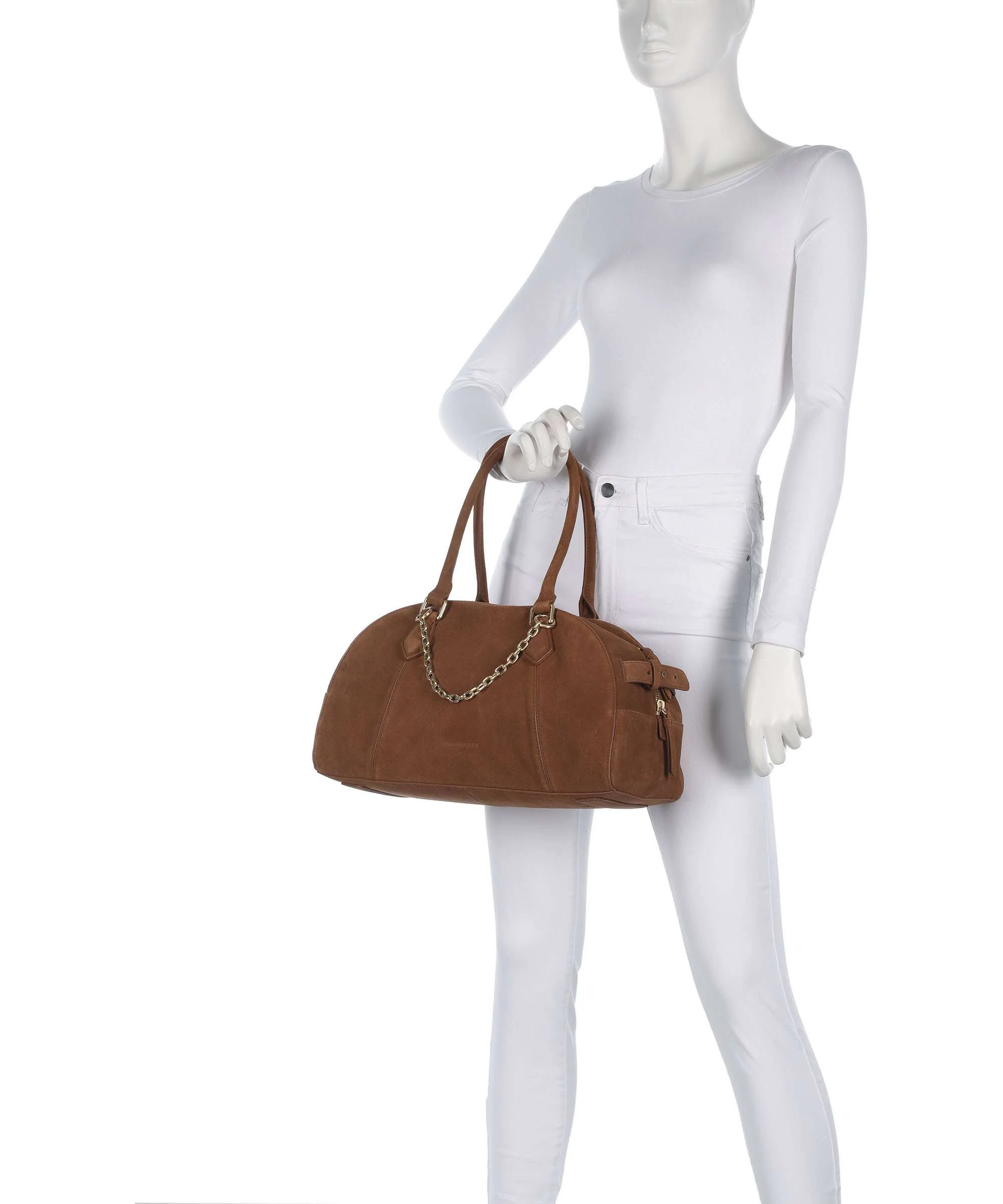 Les Visionnaires Odette Cozy Chain Sac à main cognac - Image 3