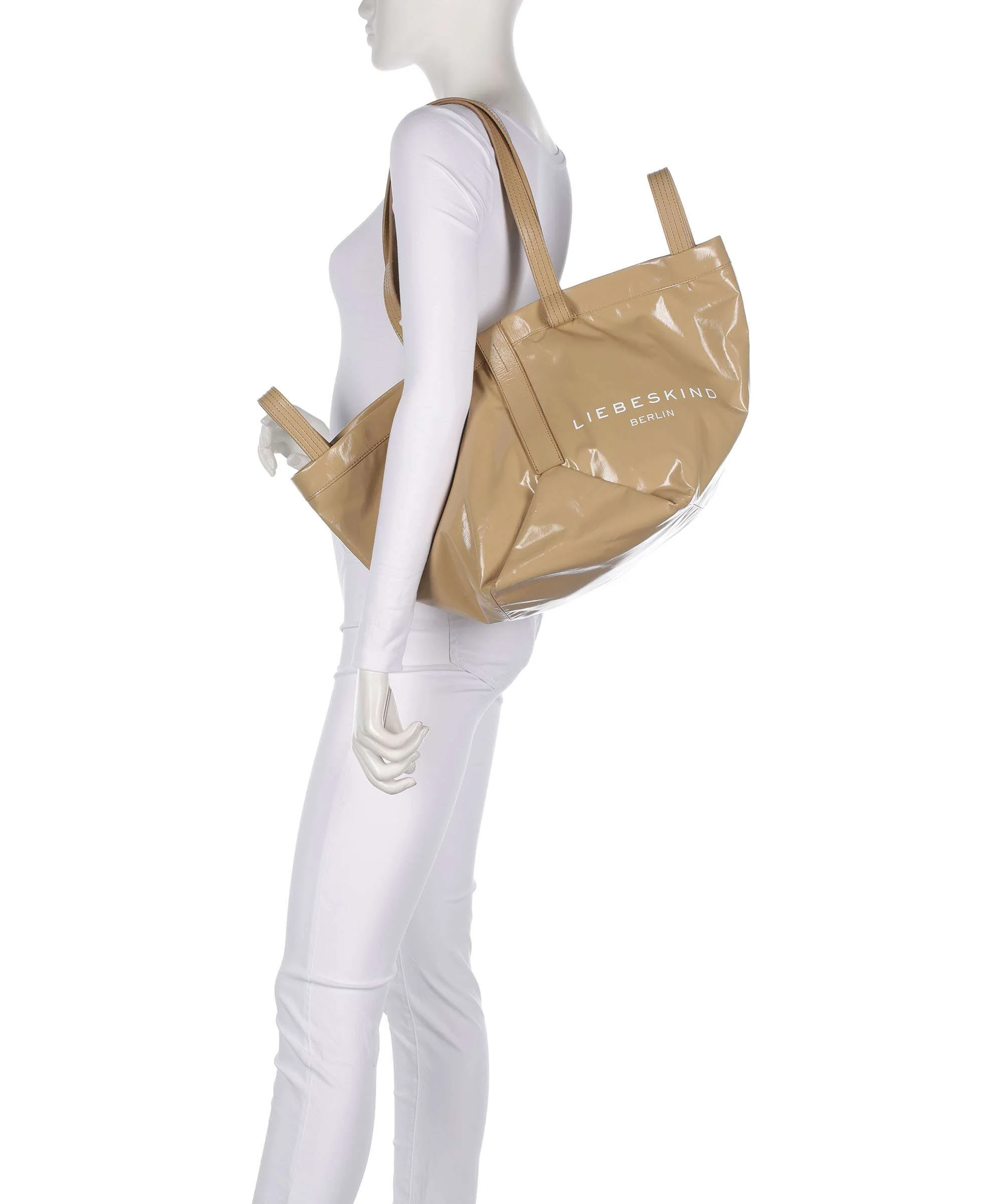 Liebeskind Elvira Rain M Cabas beige - Image 3