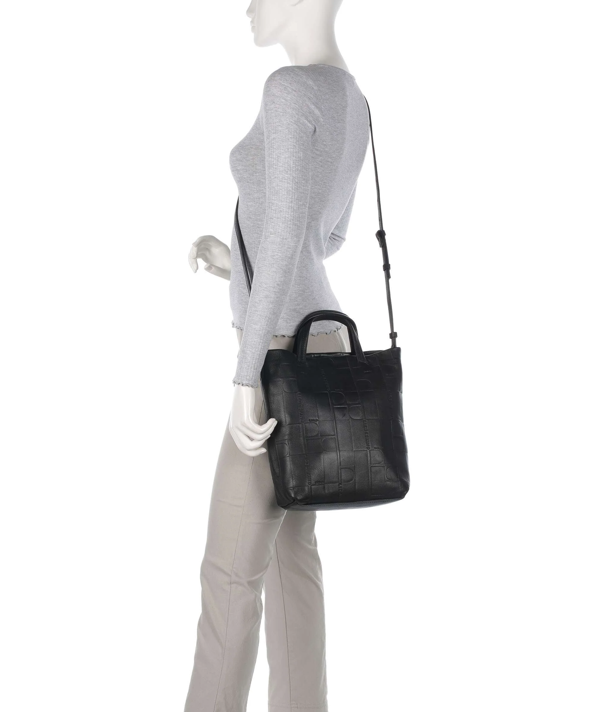 Liebeskind Hera Monogram Sheep Natural M Sac à main black - Image 3