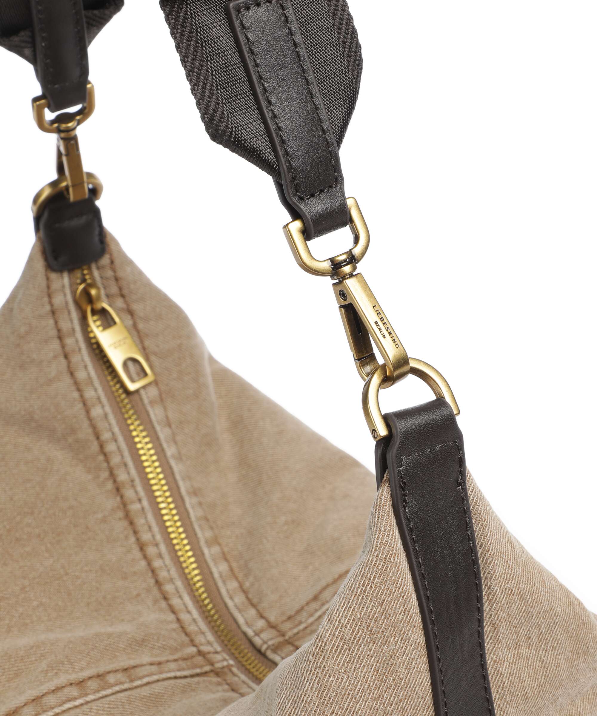 Liebeskind Paris Denim M Sac fourre-tout beige - Image 4