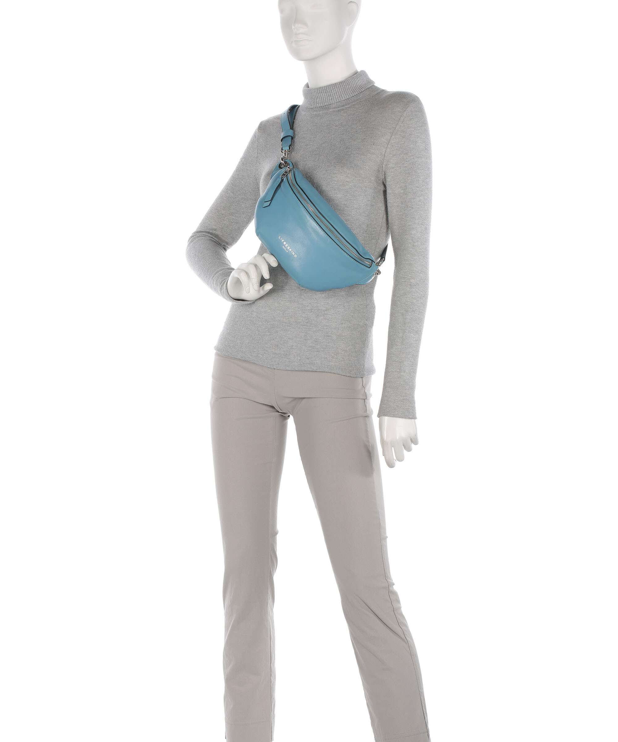 Liebeskind Tavia Sheep Natural Sac banane petrol blue - Image 4