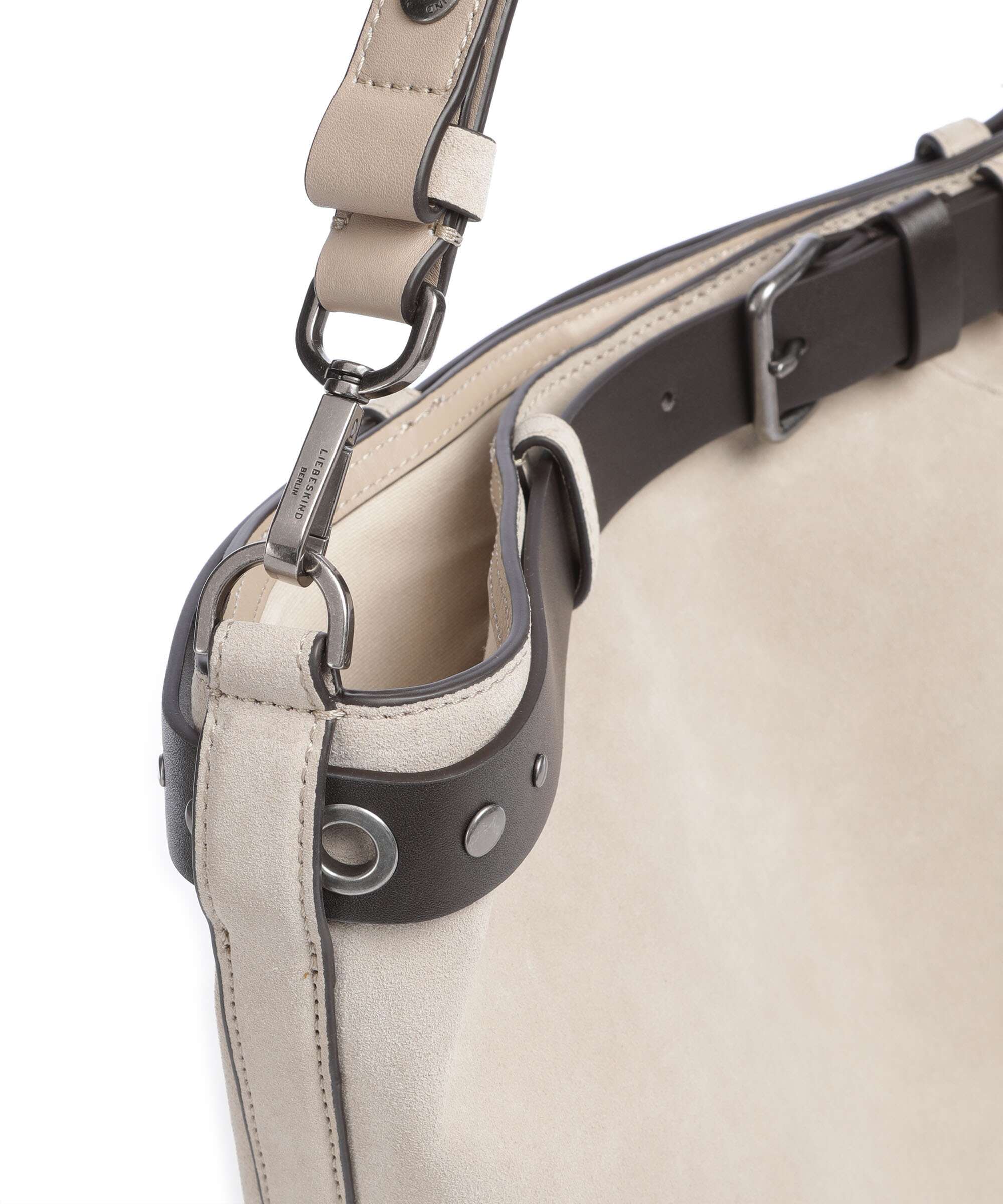 Liebeskind Zita Hydro Suede L Sac seau beige - Image 4