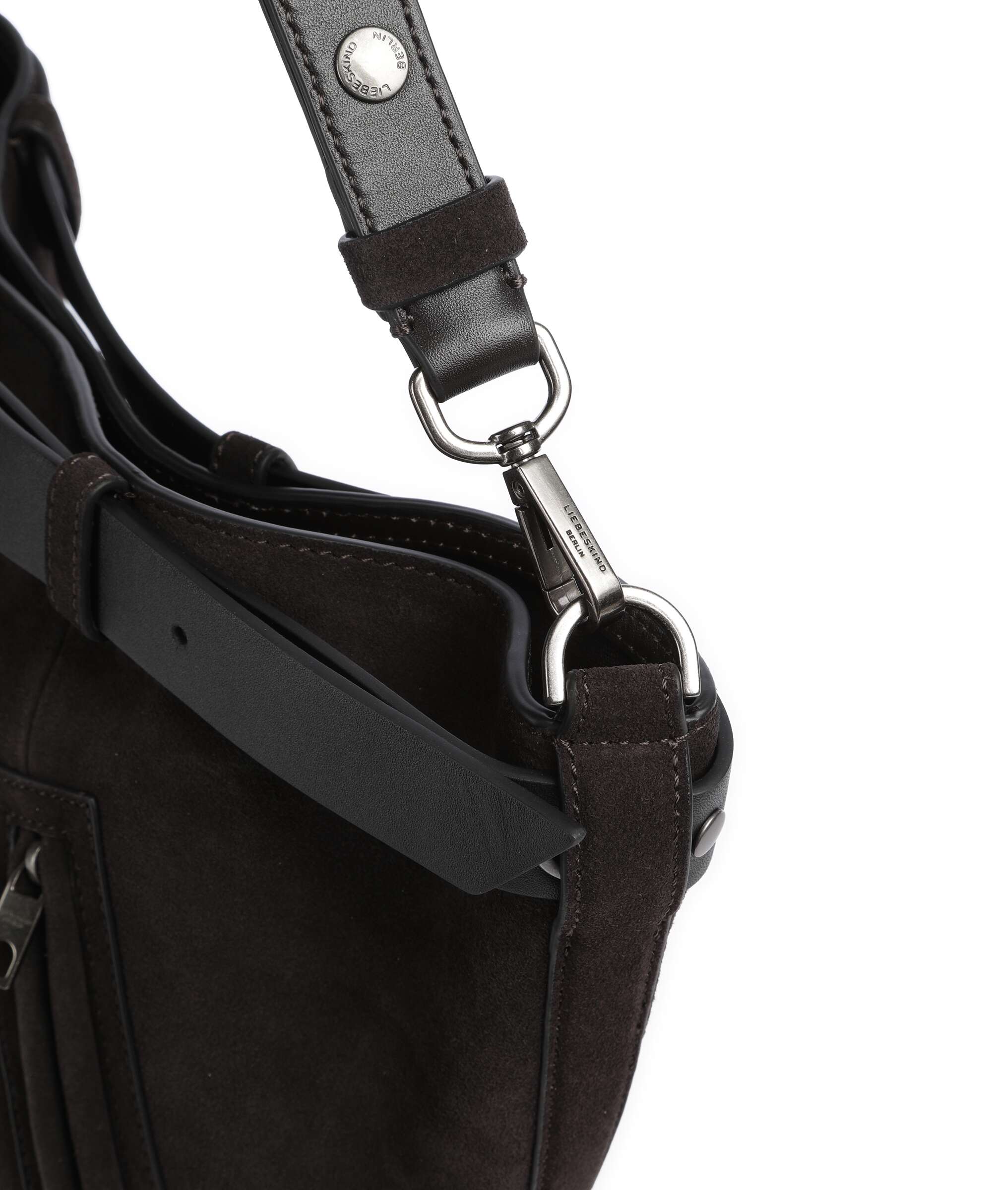 Liebeskind Zita Hydro Suede L Sac seau deep soil - Image 4