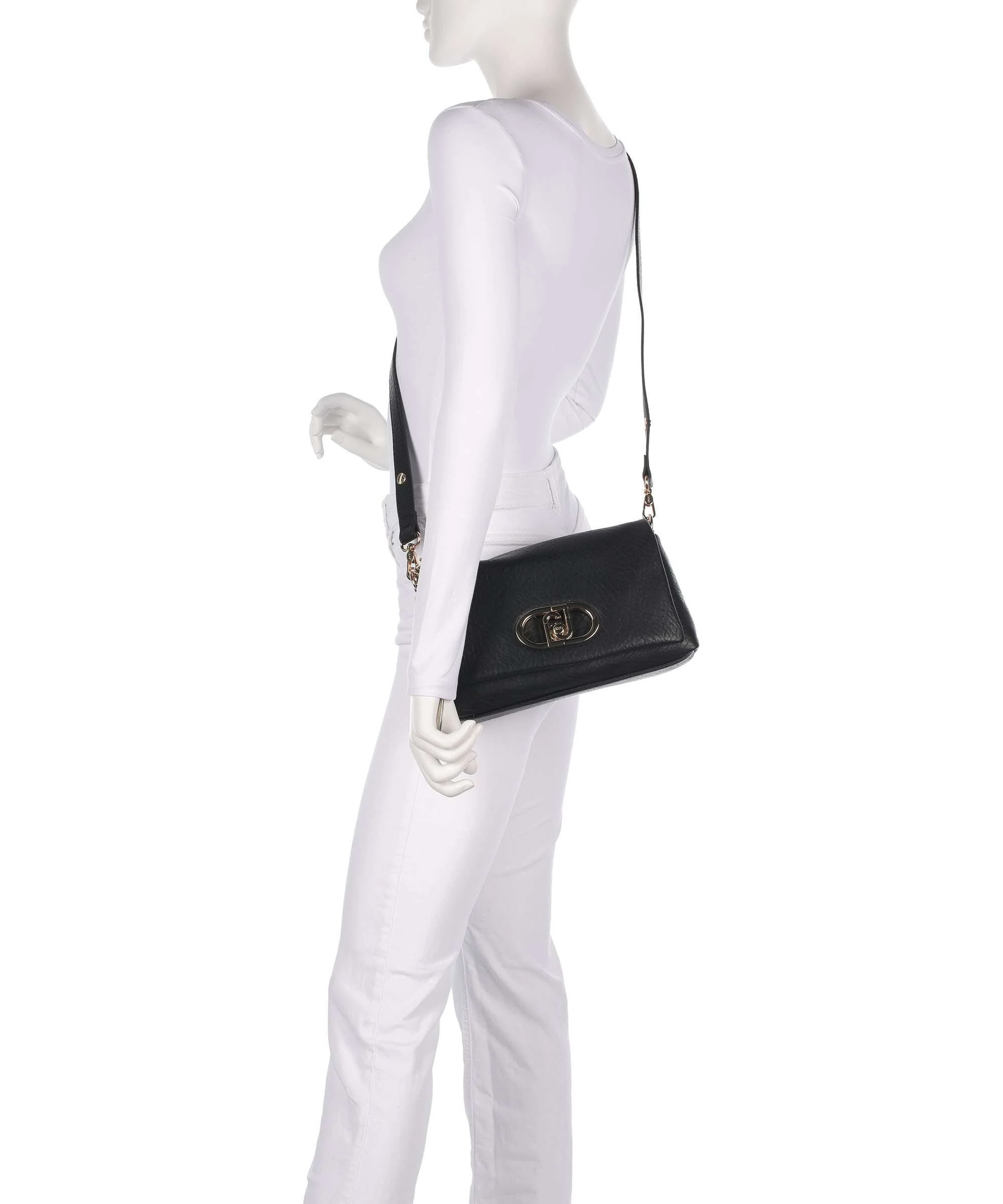Liu Jo Icon M Sac porté épaule nero - Image 4