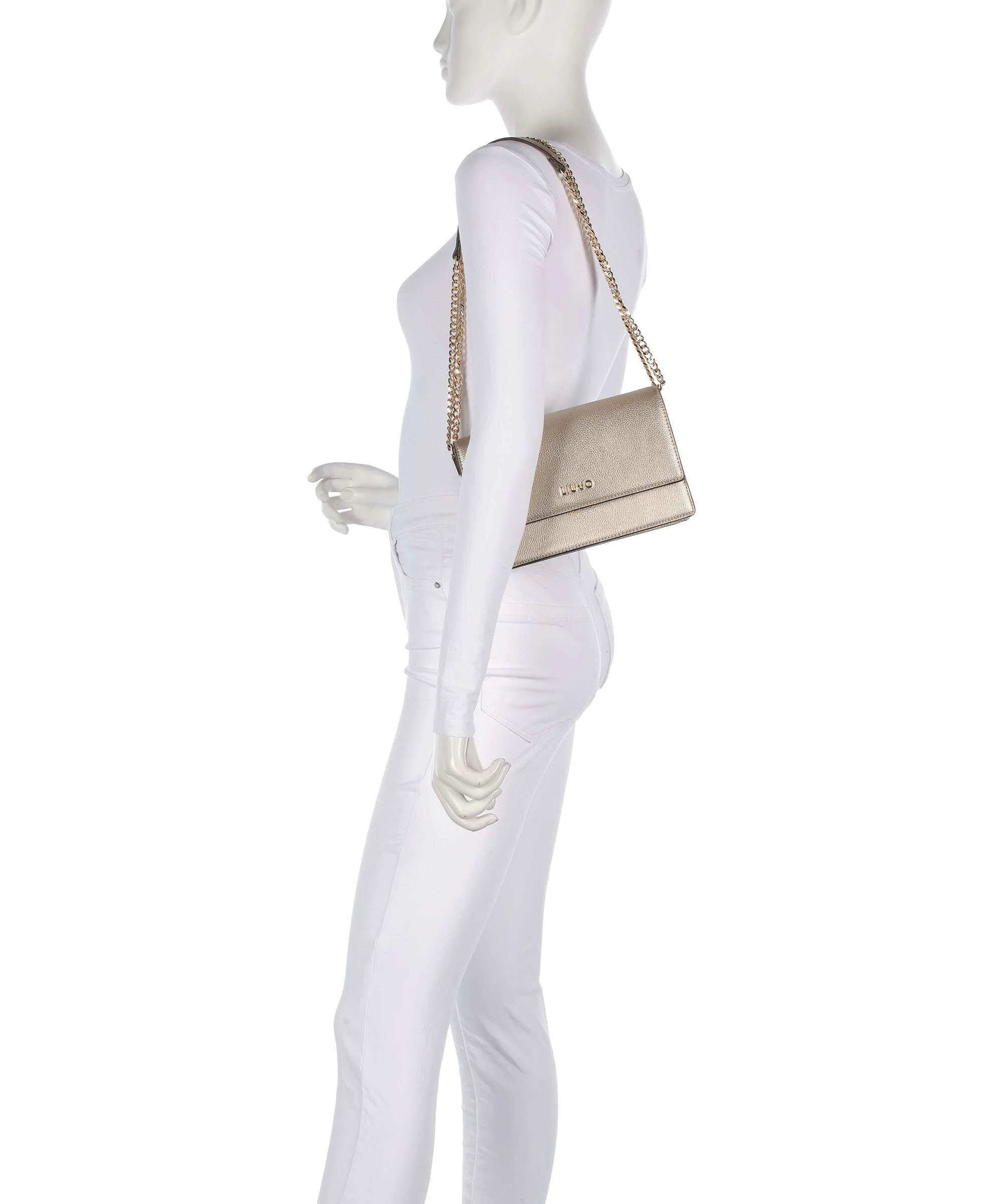 Liu Jo Manhattan S Sac porté épaule light gold - Image 3