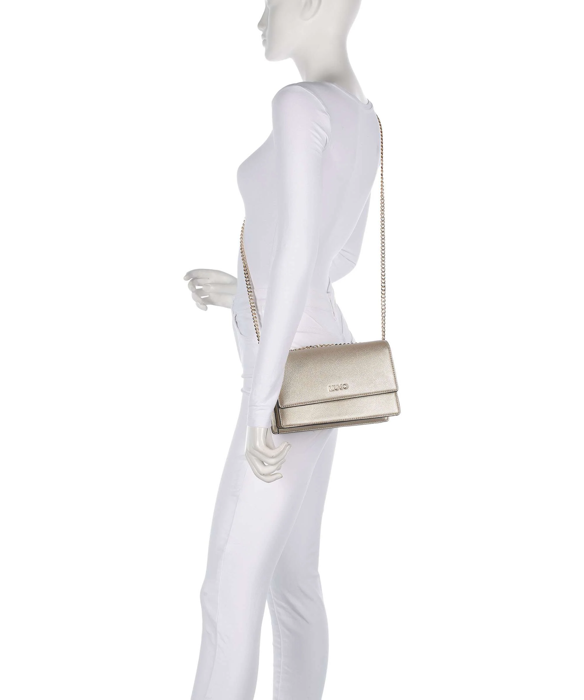 Liu Jo Manhattan S Sac porté épaule light gold - Image 4
