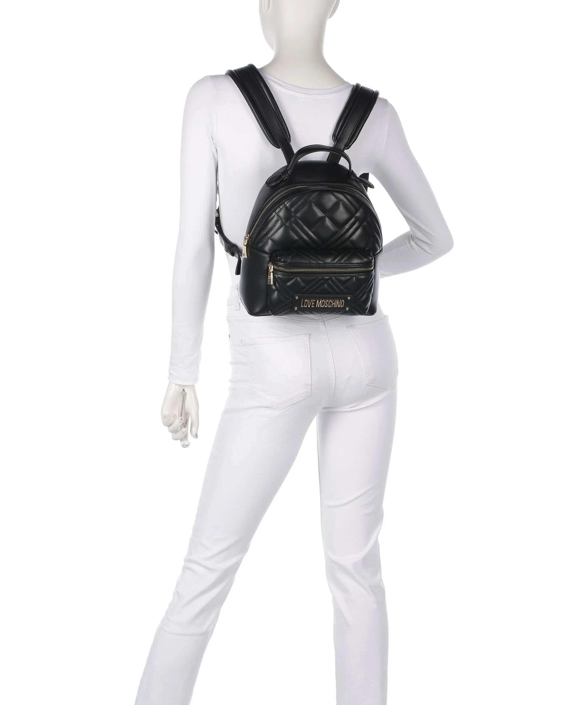 Love Moschino Quilted Sac à dos nero - Image 3