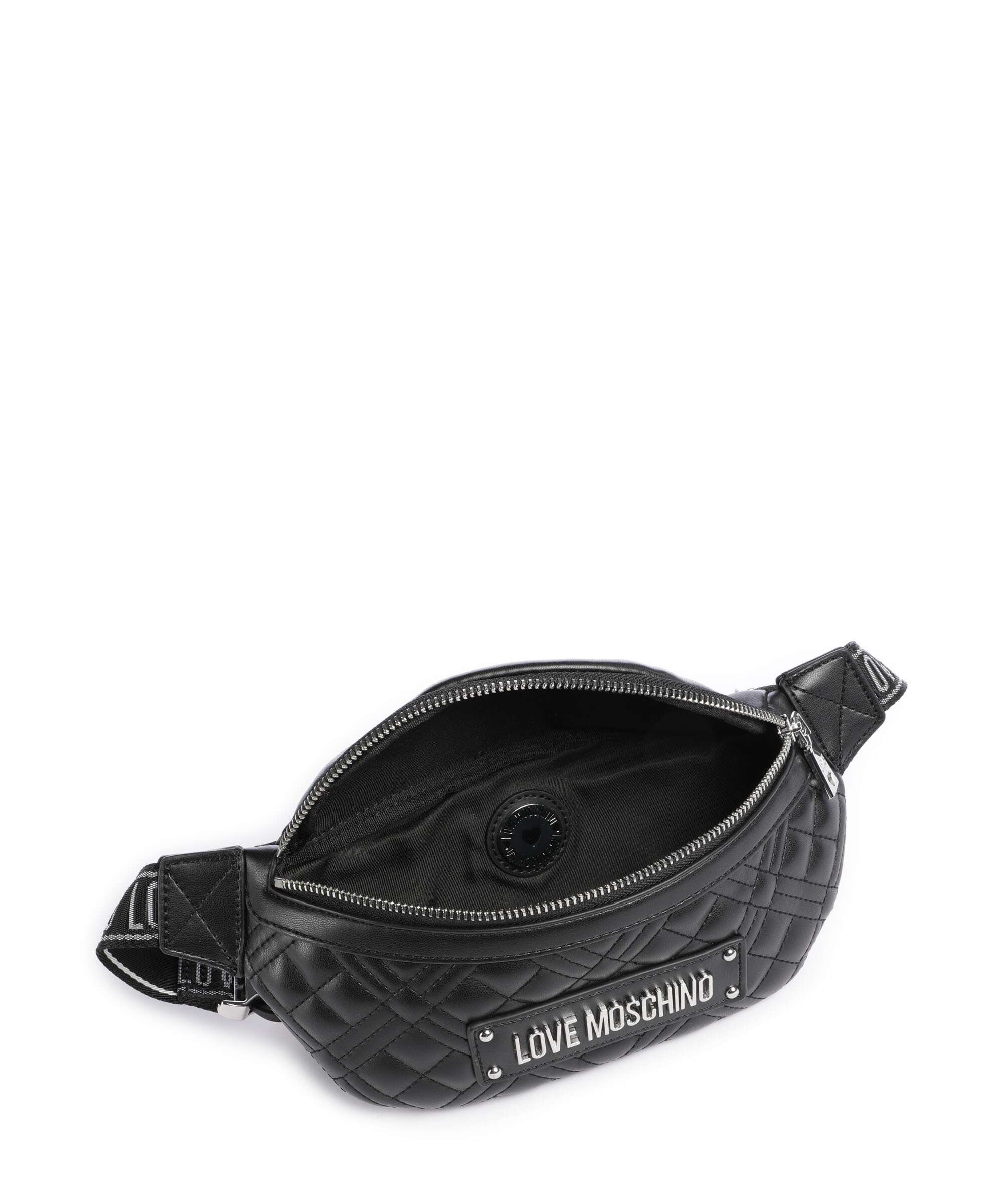 Love Moschino Quilted Sac banane black - Image 5
