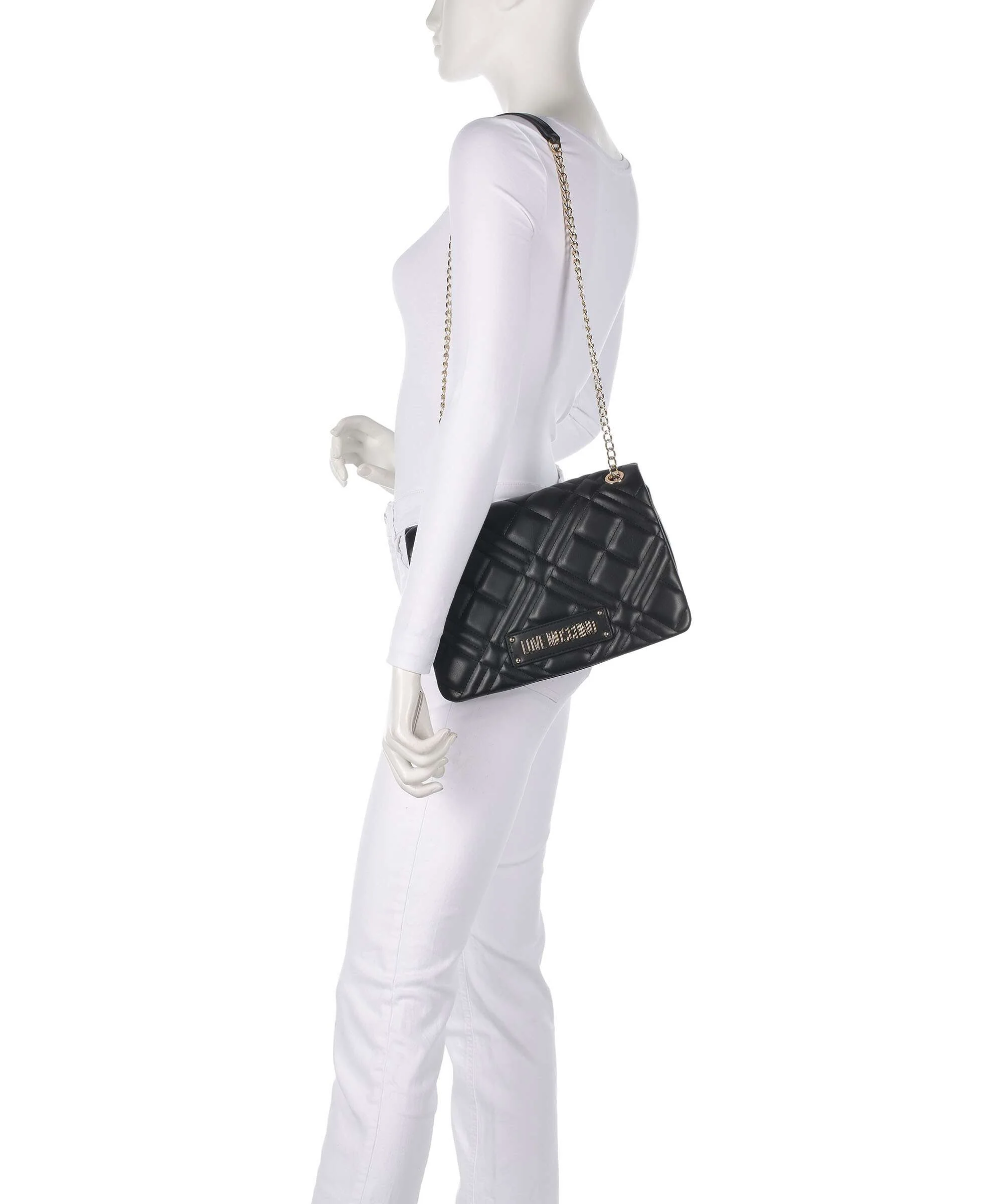 Love Moschino Quilted Sac porté épaule nero - Image 4