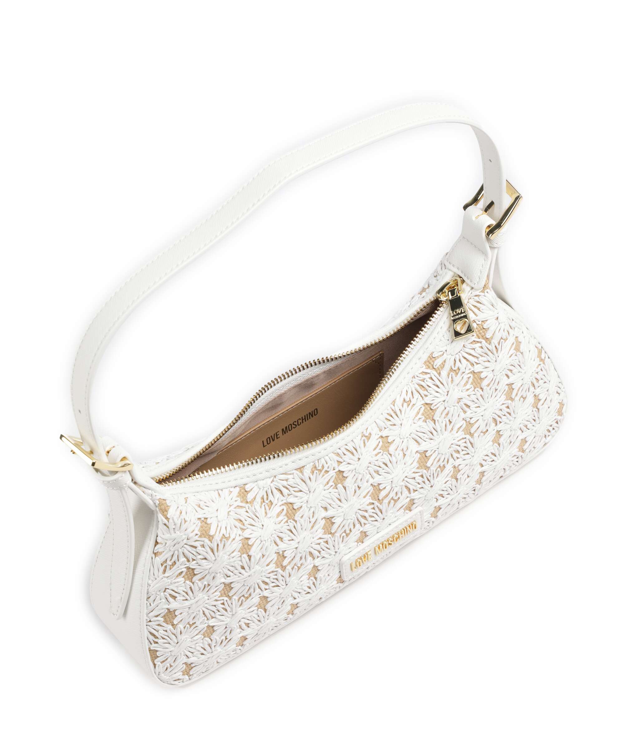 Love Moschino Smart Daily Sac porté épaule white/white - Image 6
