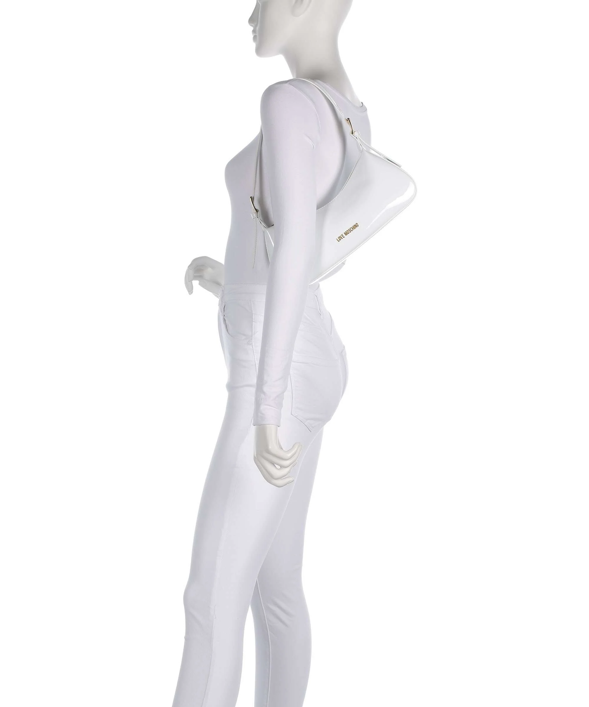 Love Moschino Smart Daily Sac porté épaule white - Image 4