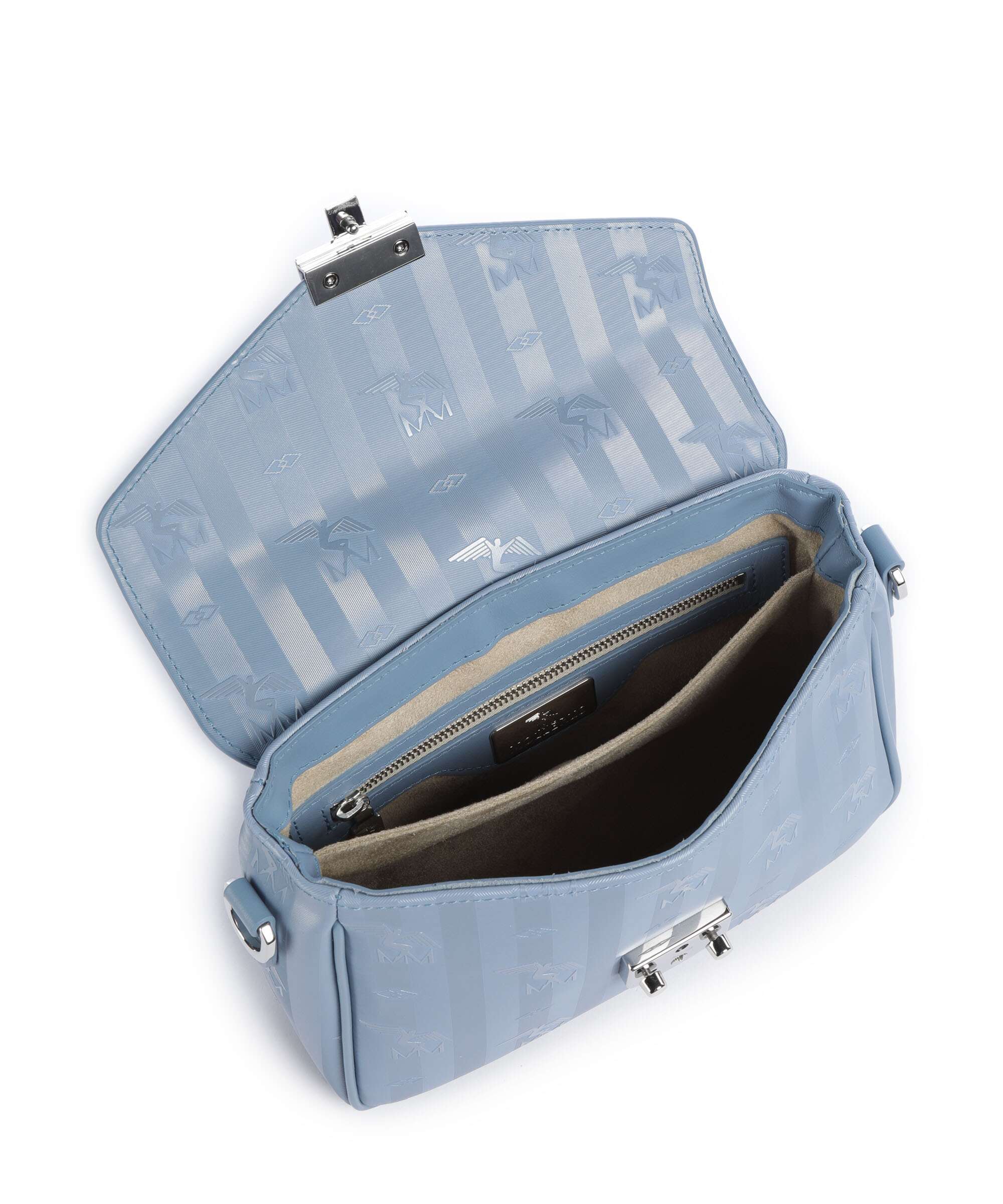 Maison Mollerus Vinerus Meyrin Sac bandoulière metallic silber/sky - Image 6