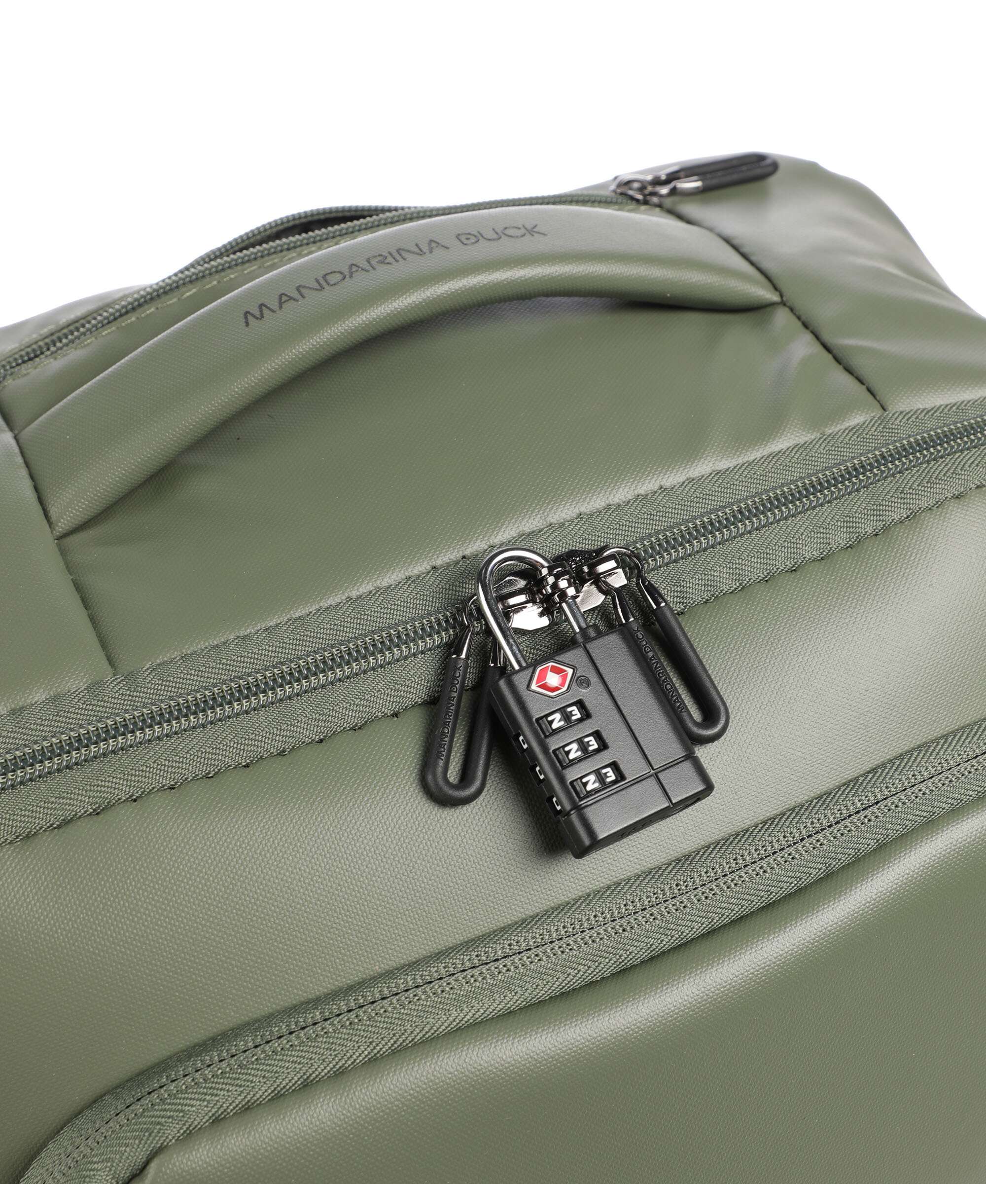 Mandarina Duck Eco Coated Sac à dos à roulettes pine green - Image 5
