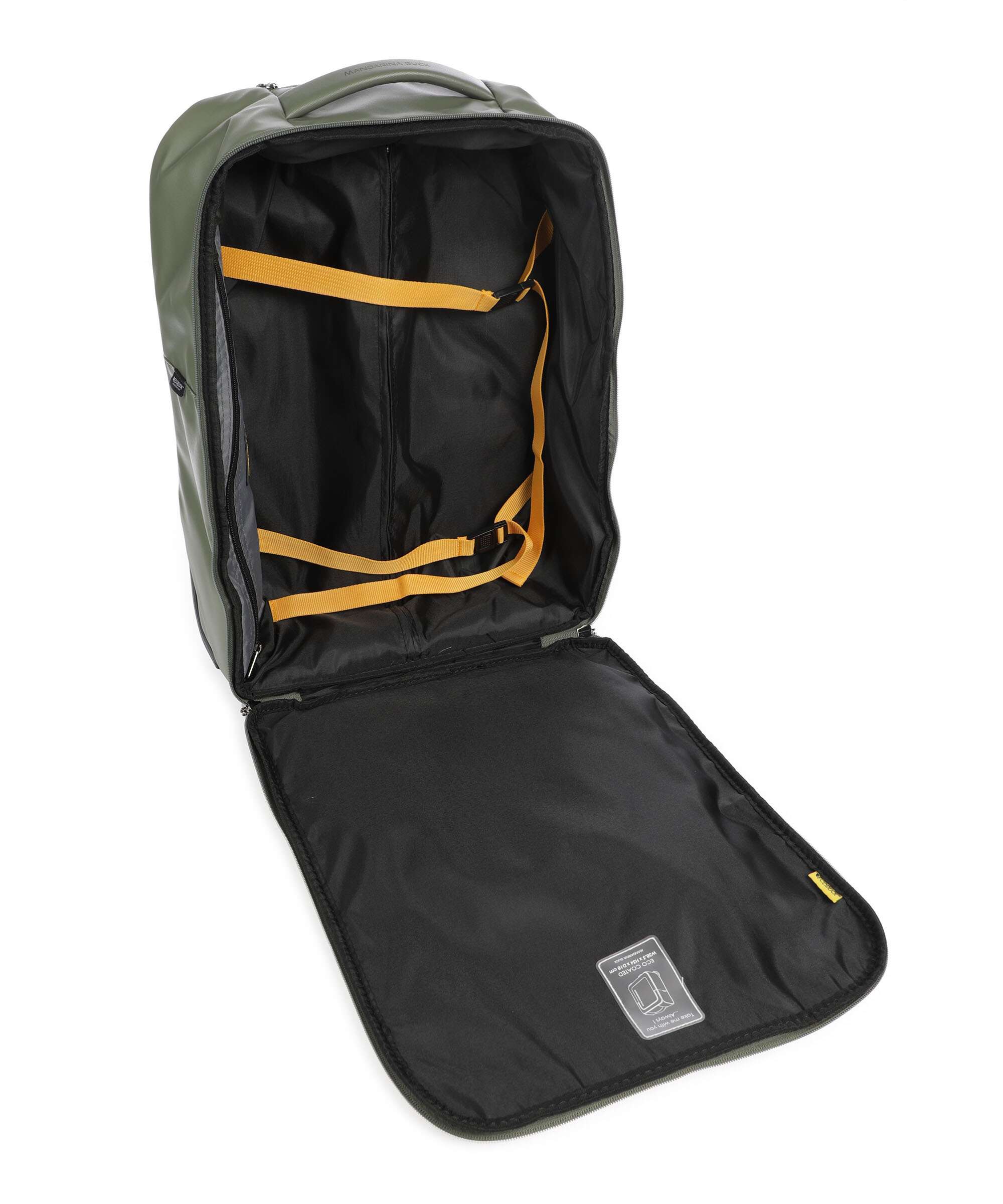 Mandarina Duck Eco Coated Sac à dos à roulettes pine green - Image 7