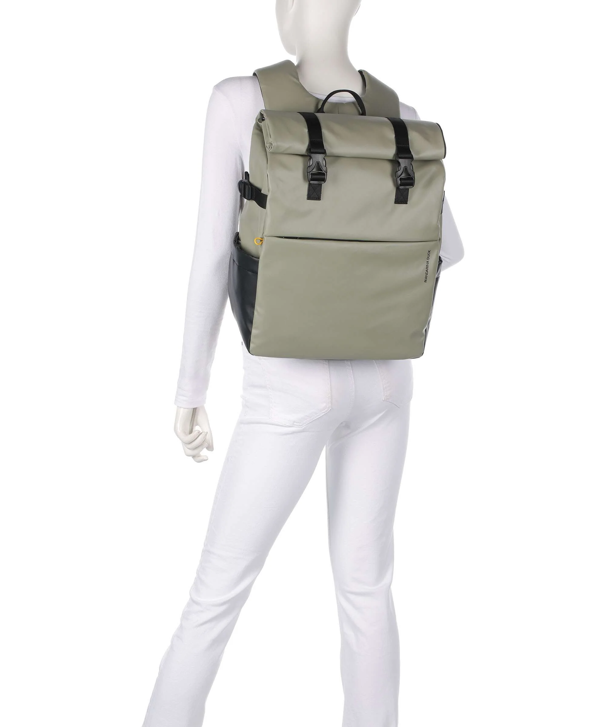 Mandarina Duck Eco Coated Sac à dos d'ordinateur mud - Image 3