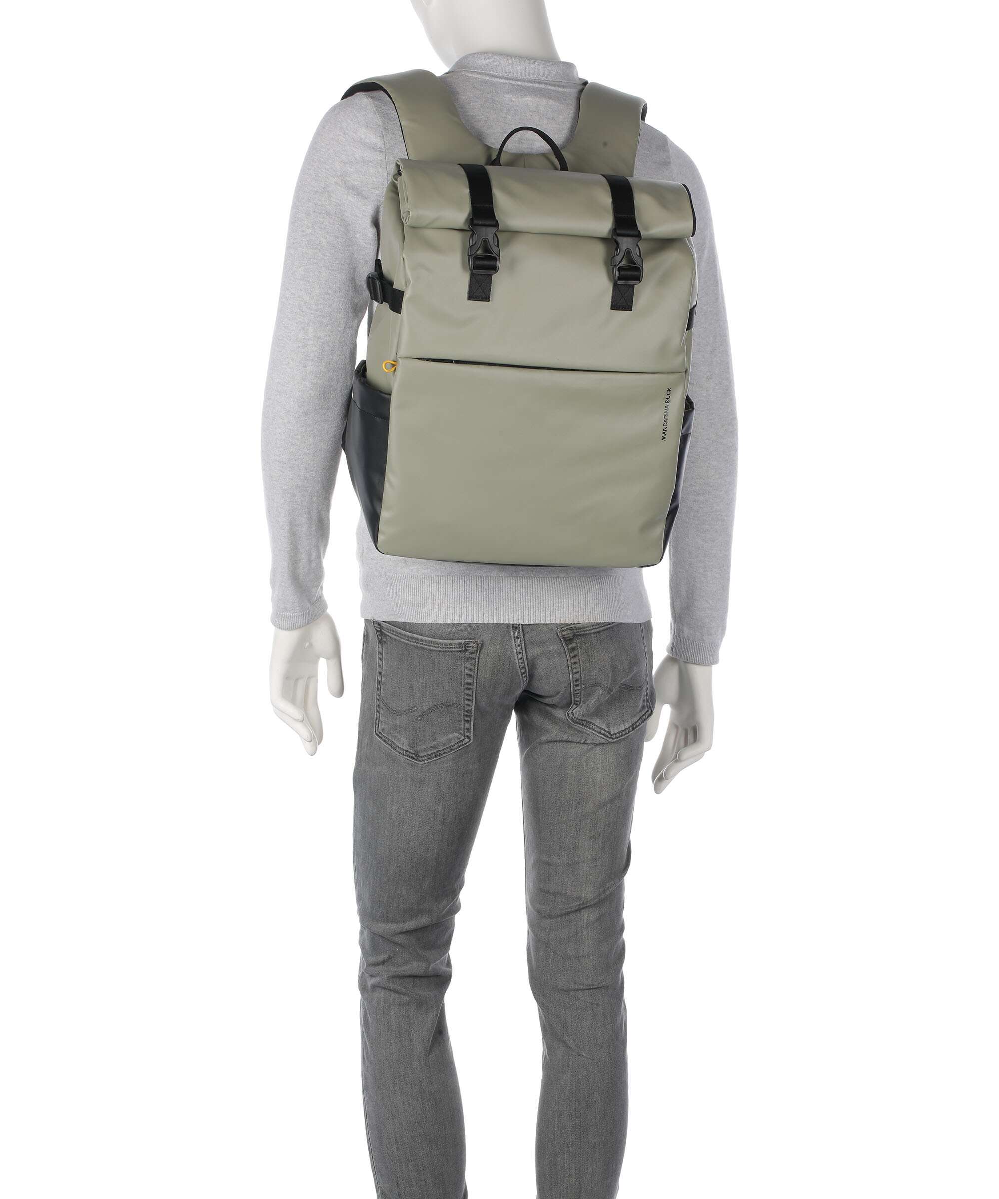 Mandarina Duck Eco Coated Sac à dos d'ordinateur mud - Image 4