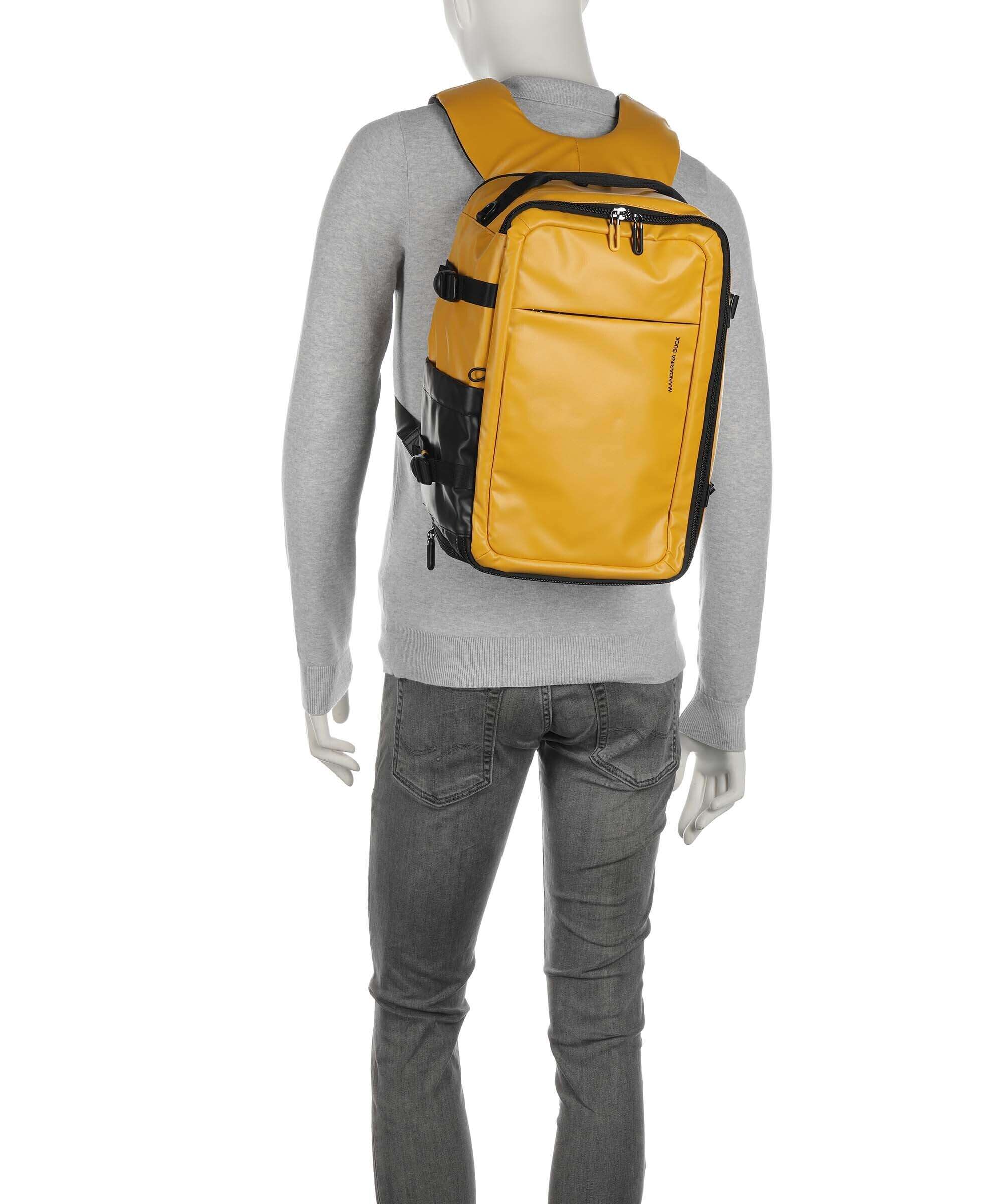 Mandarina Duck Eco Coated Sac à dos duck yellow - Image 4
